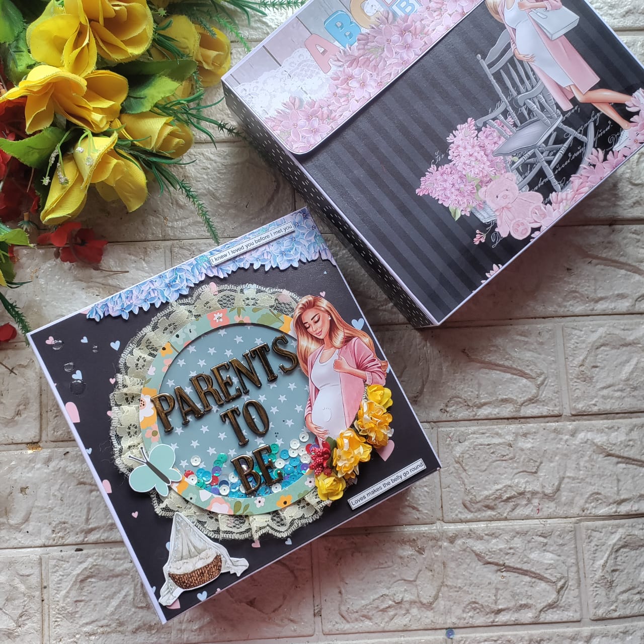 Customized Mom To Be Scrapbook