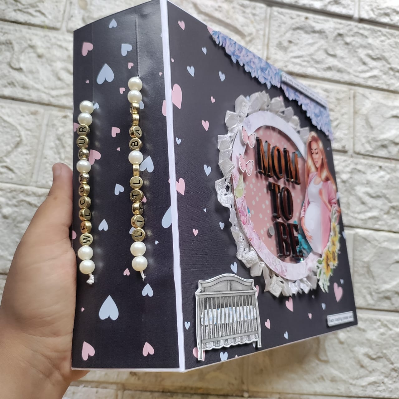 Customized Mom To Be Scrapbook