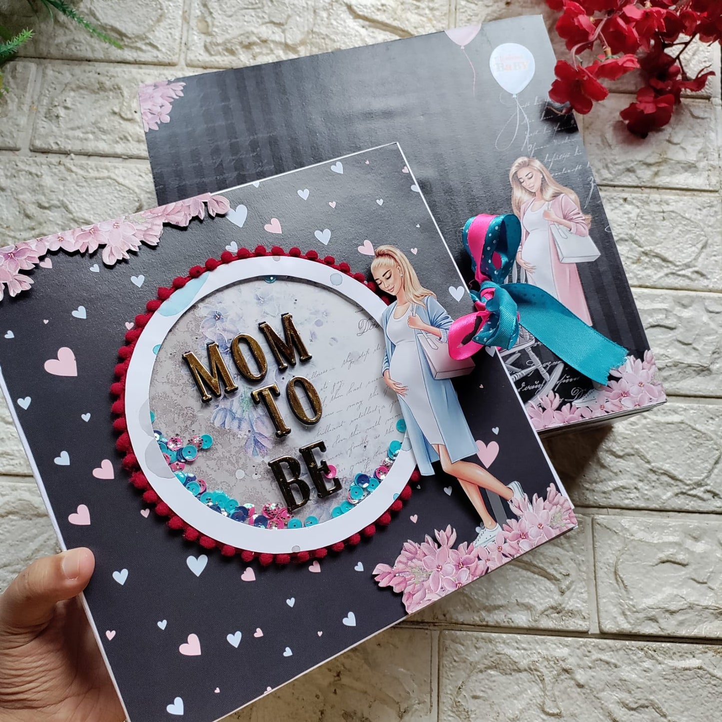 Customized Mom To Be Scrapbook