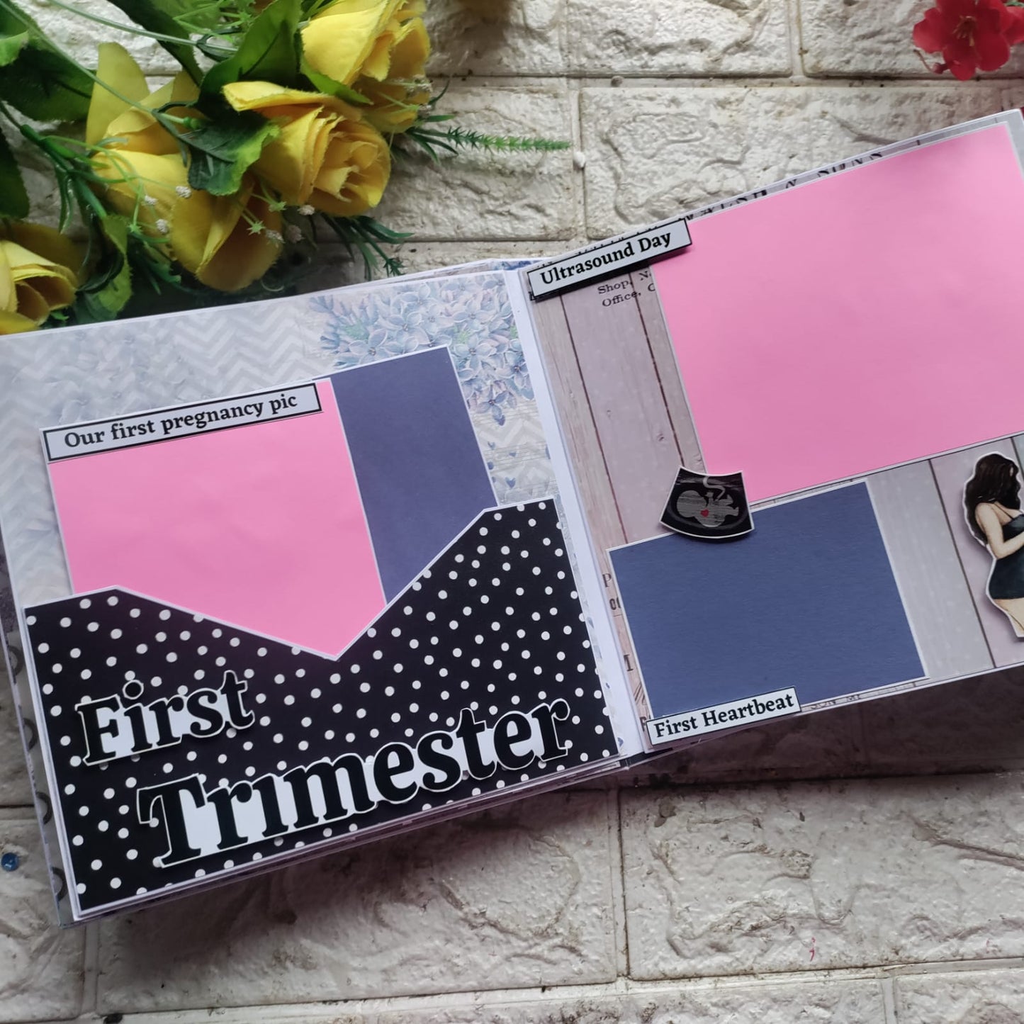 Customized Mom To Be Scrapbook