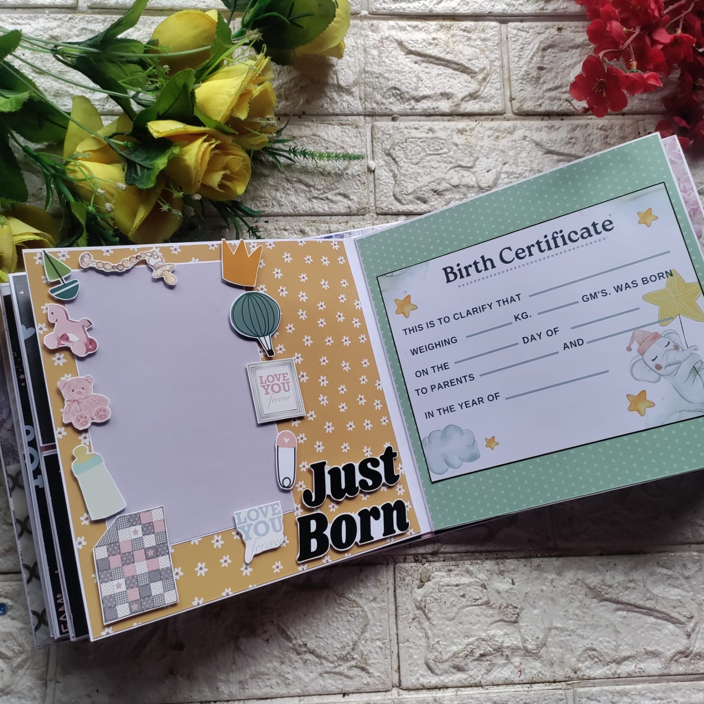 Customized Mom To Be Scrapbook