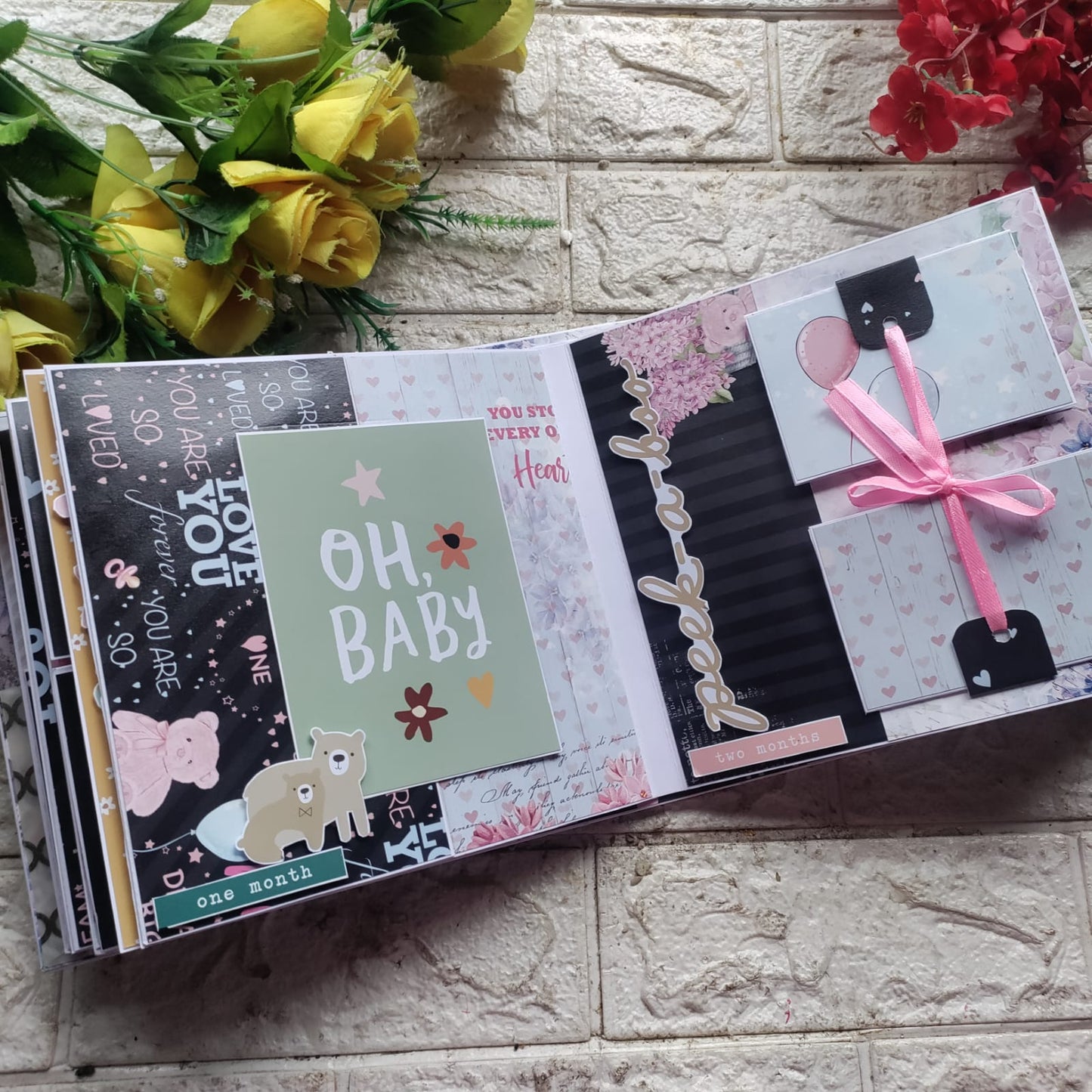 Customized Mom To Be Scrapbook