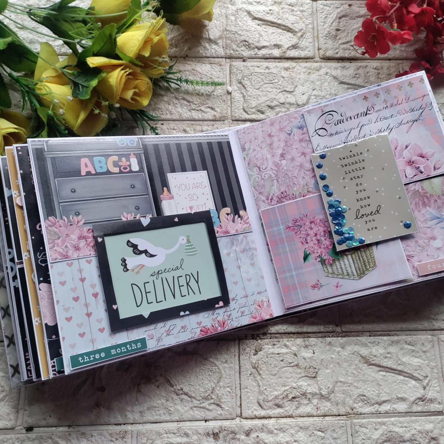 Customized Mom To Be Scrapbook