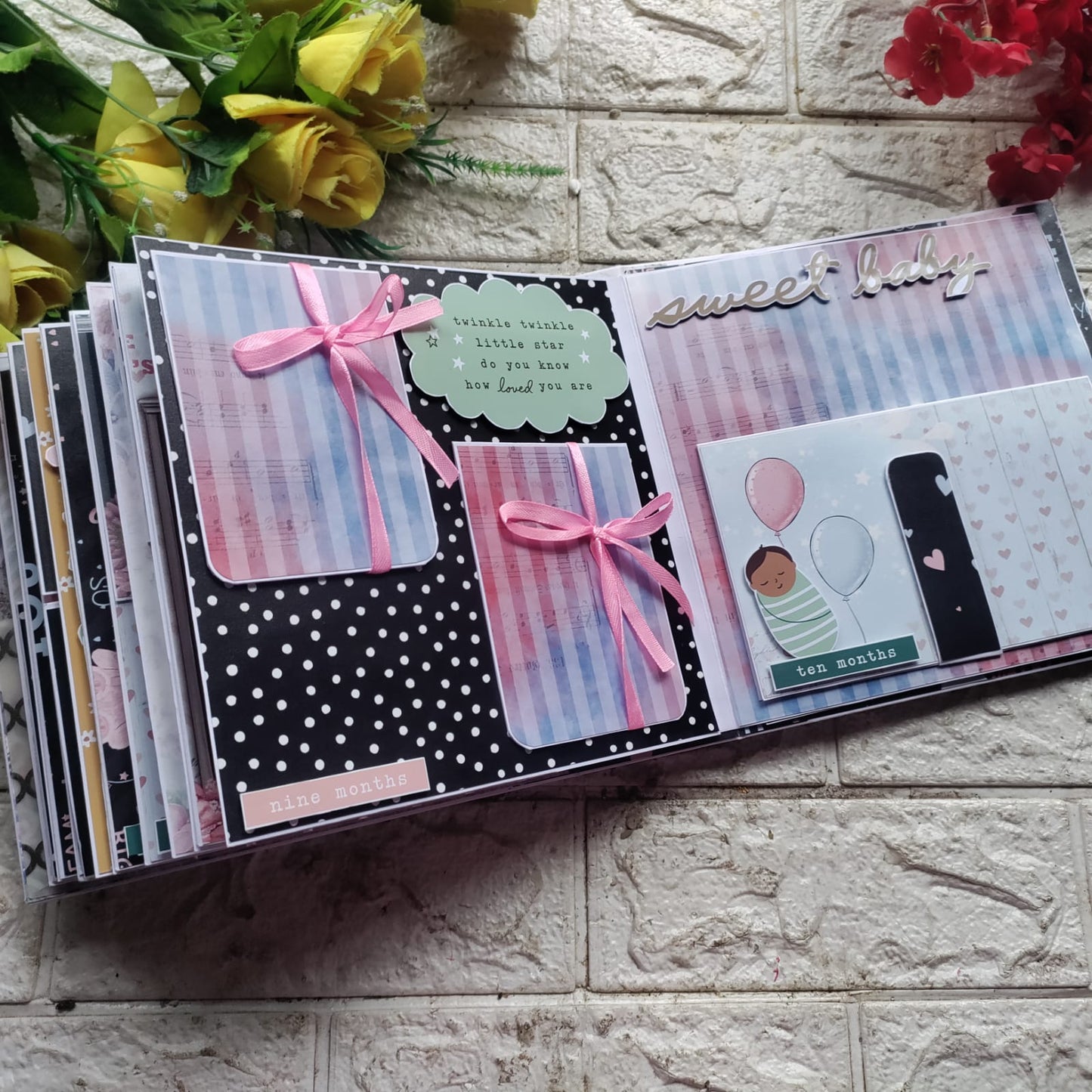 Customized Mom To Be Scrapbook