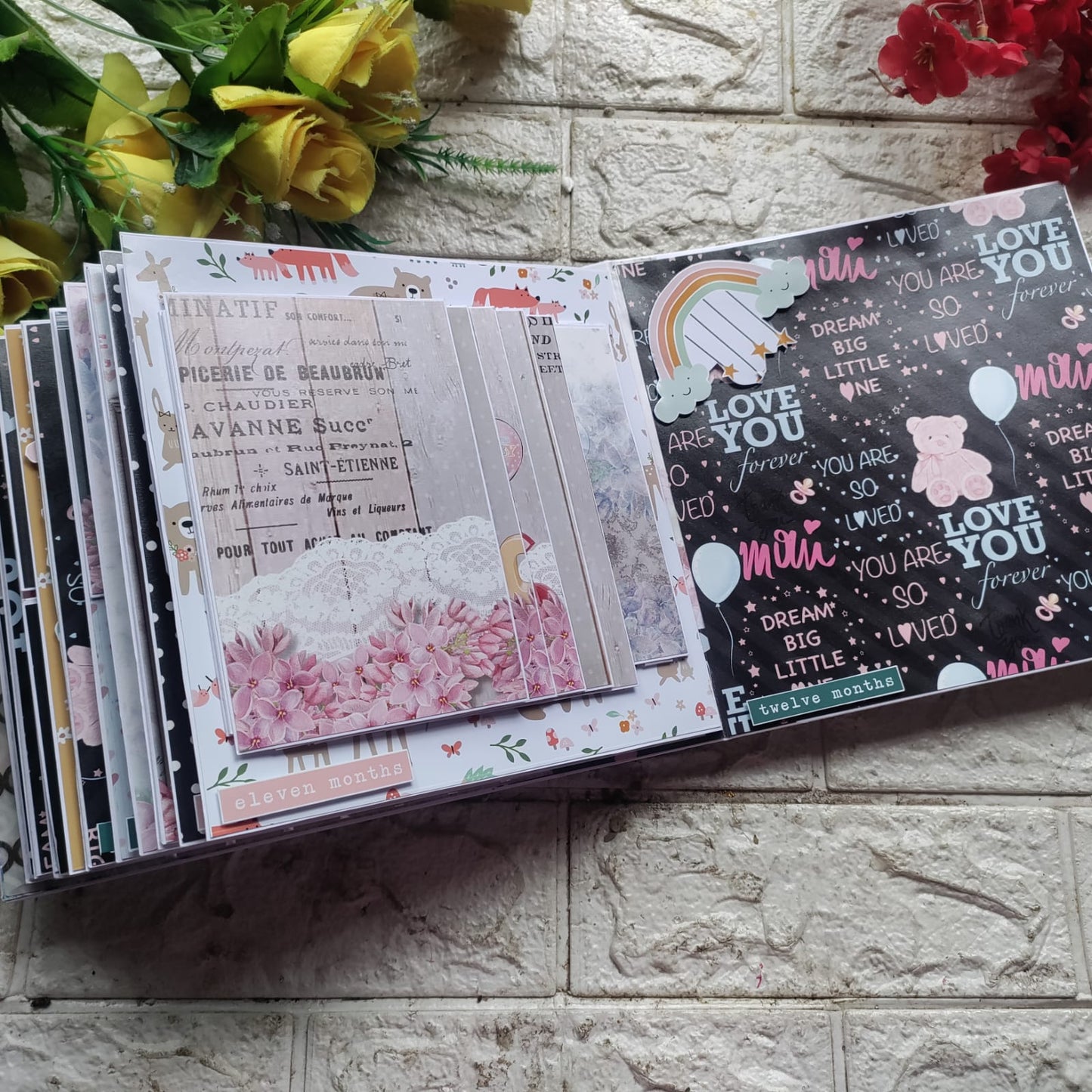 Customized Mom To Be Scrapbook