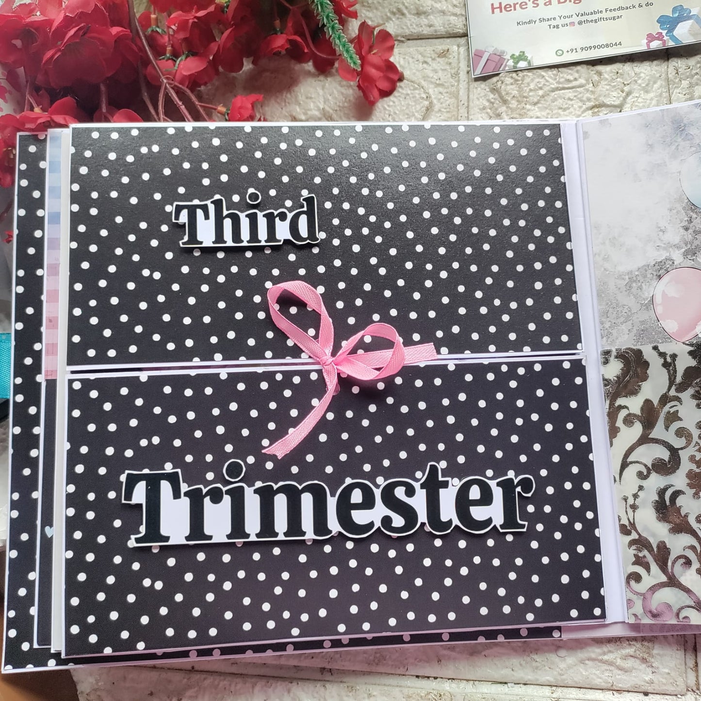 Customized Mom To Be Scrapbook