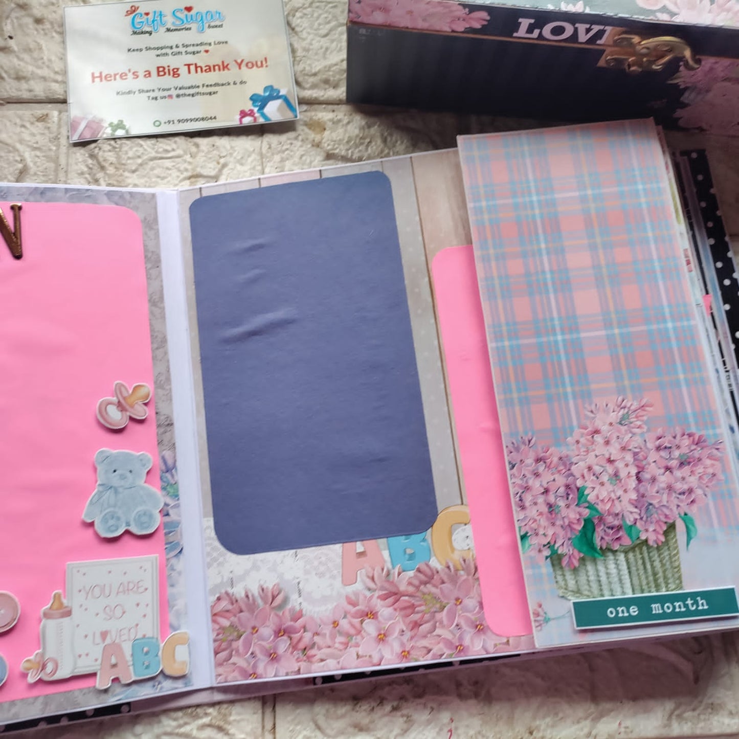 Customized Mom To Be Scrapbook