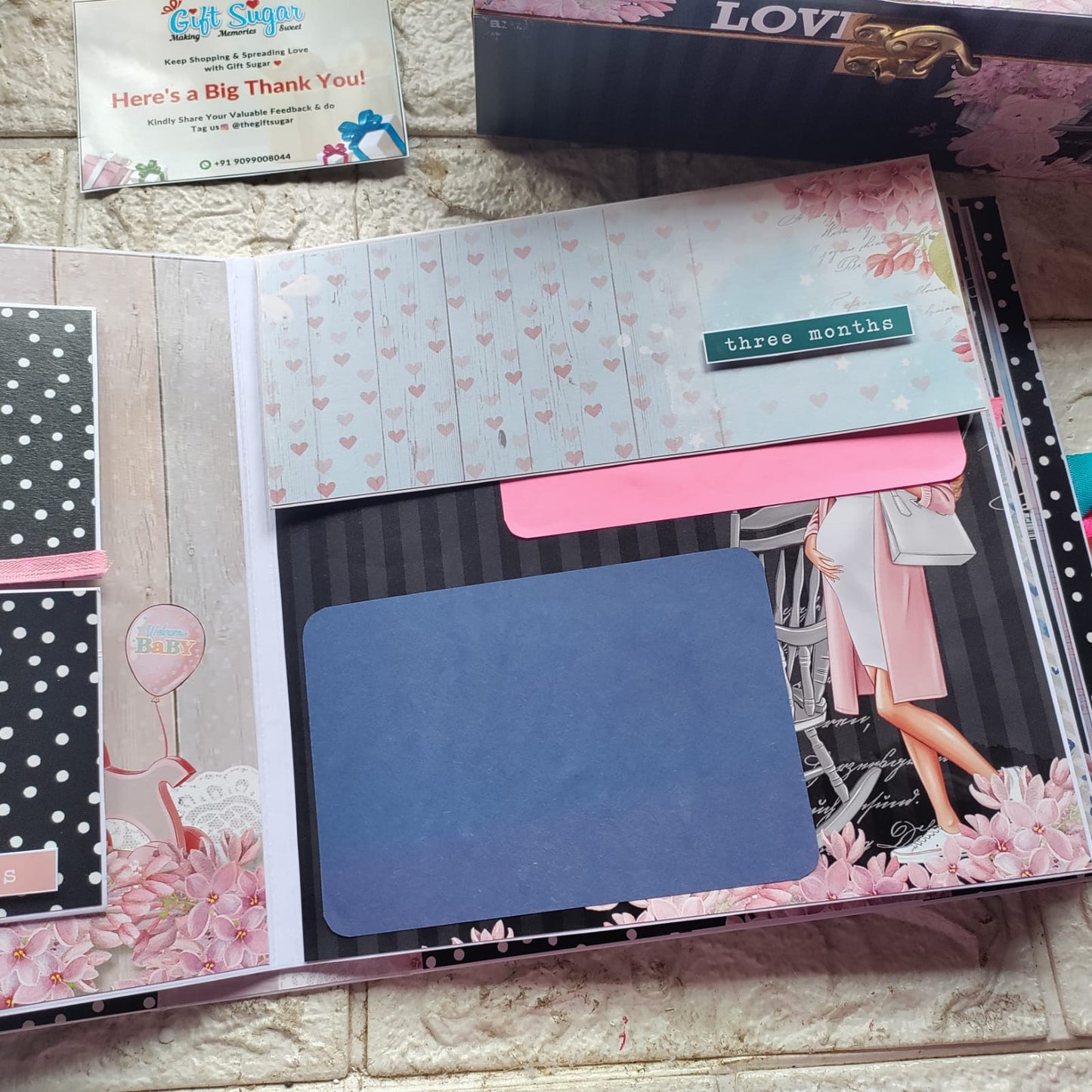 Customized Mom To Be Scrapbook