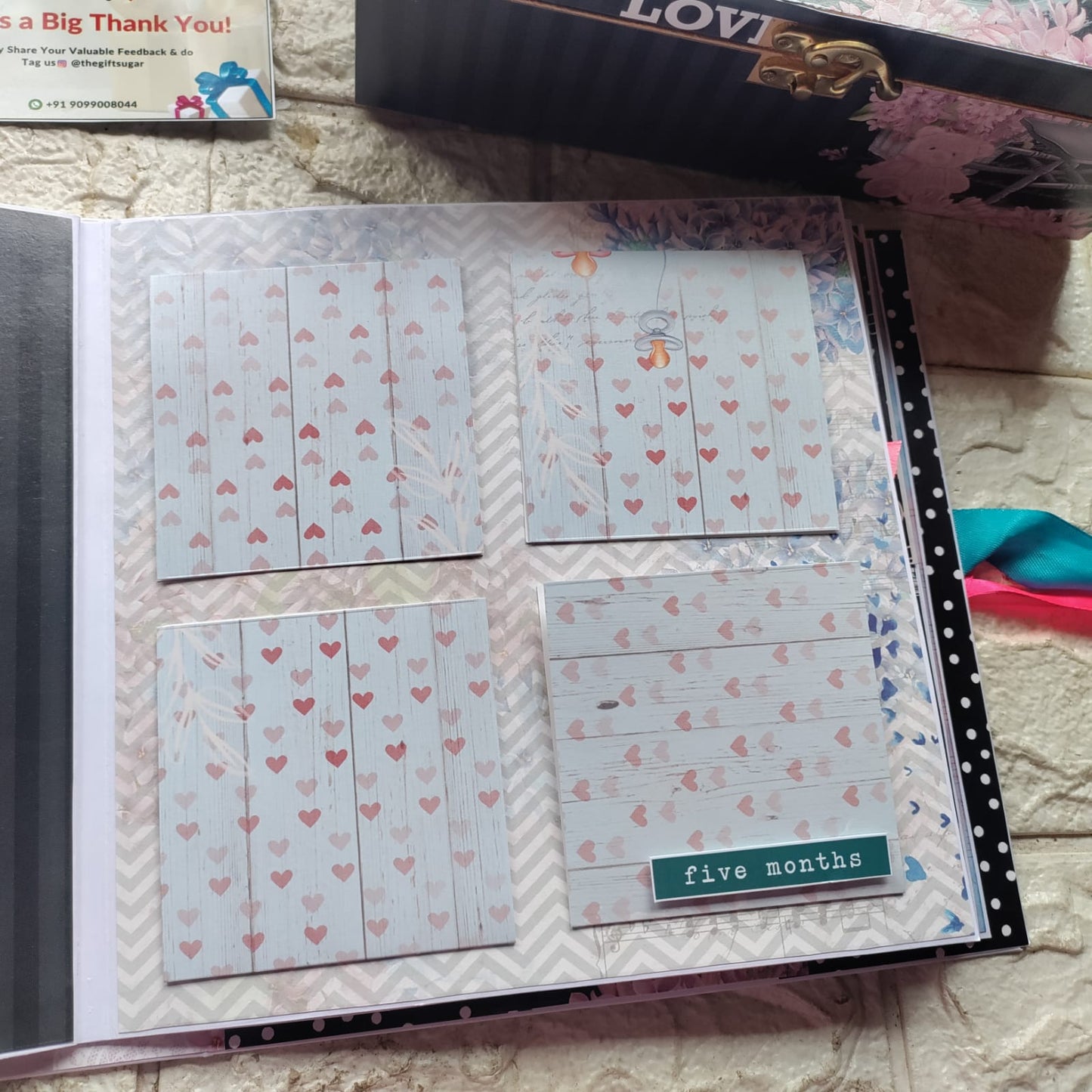 Customized Mom To Be Scrapbook