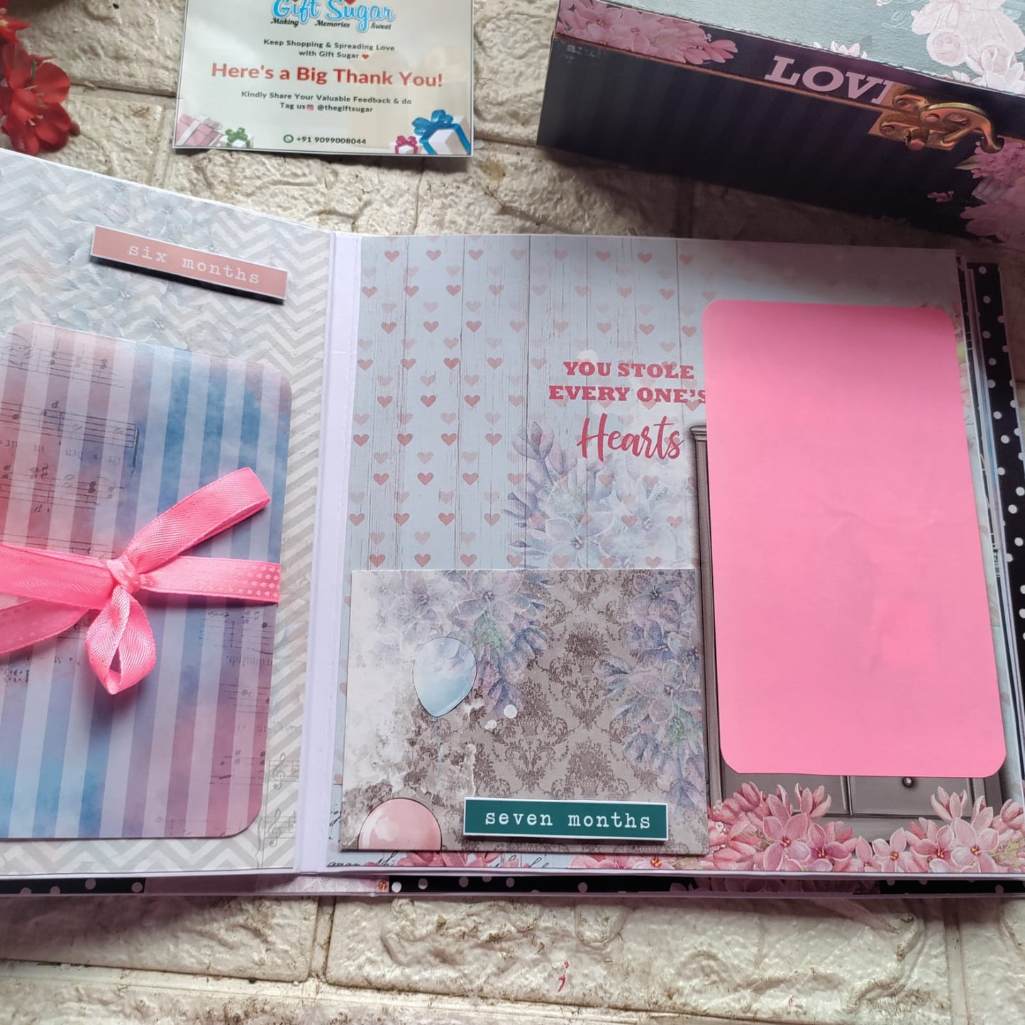 Customized Mom To Be Scrapbook