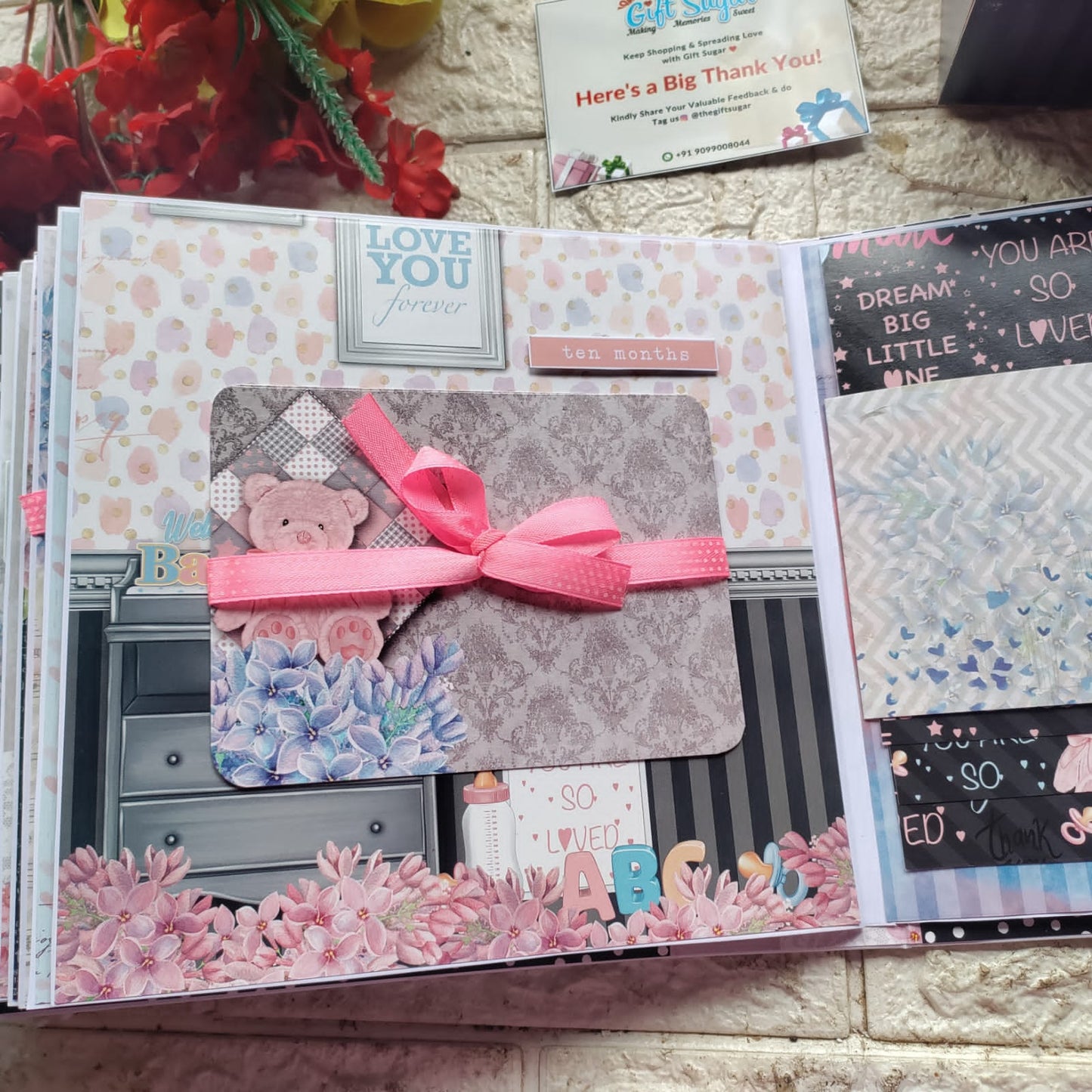 Customized Mom To Be Scrapbook