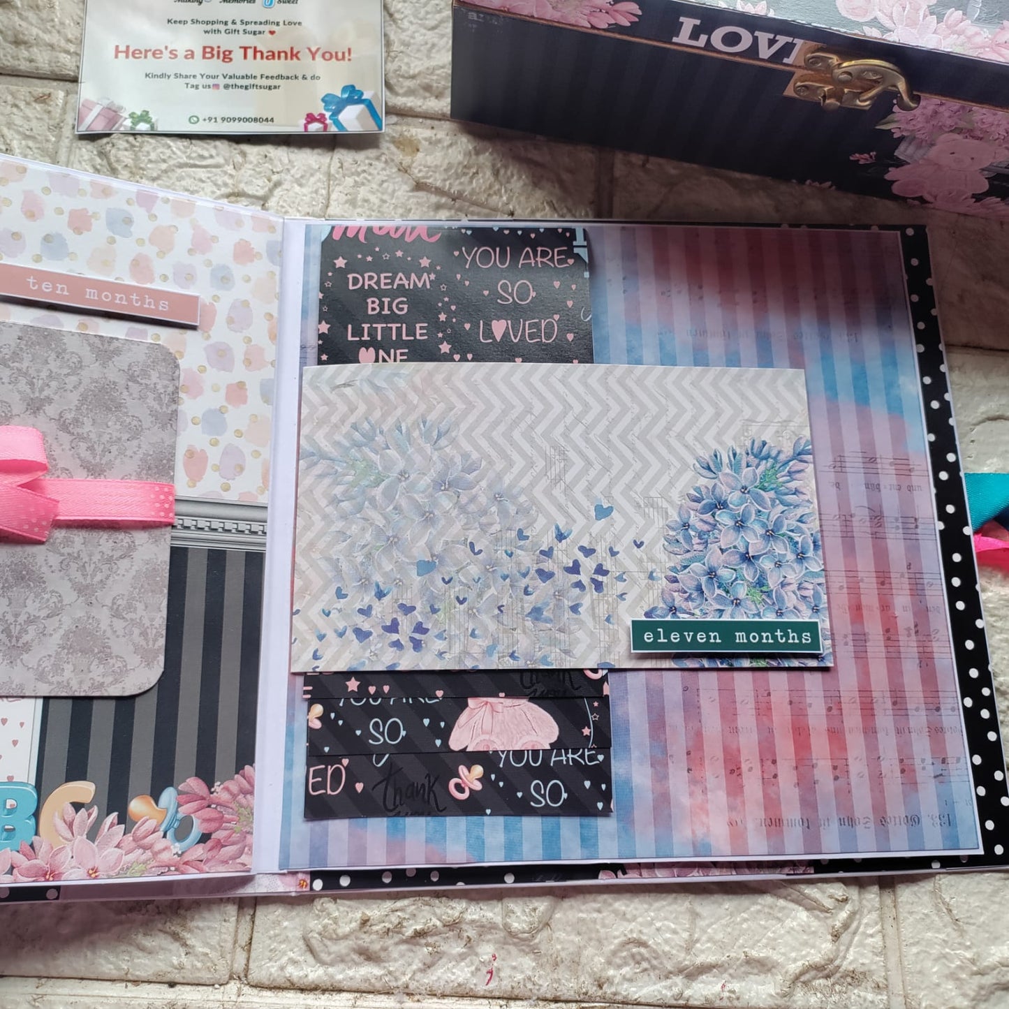 Customized Mom To Be Scrapbook