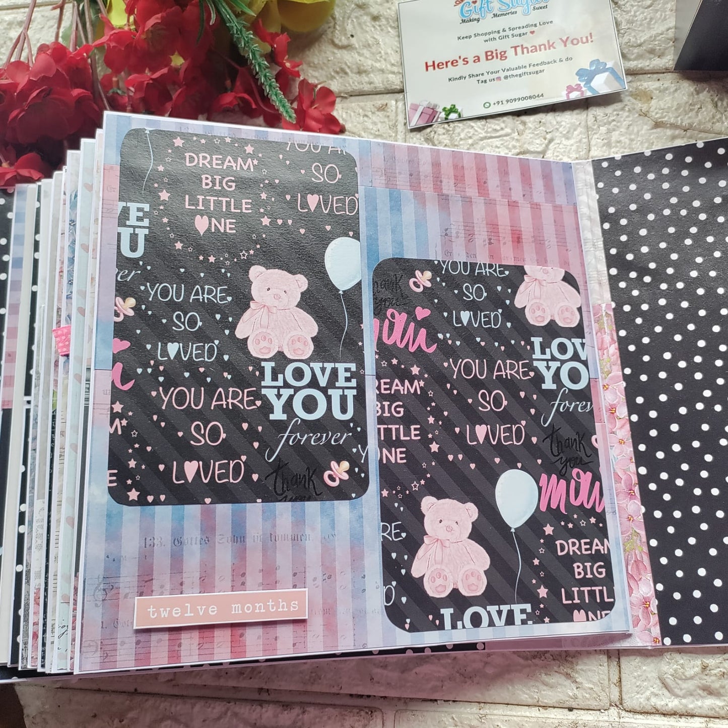 Customized Mom To Be Scrapbook