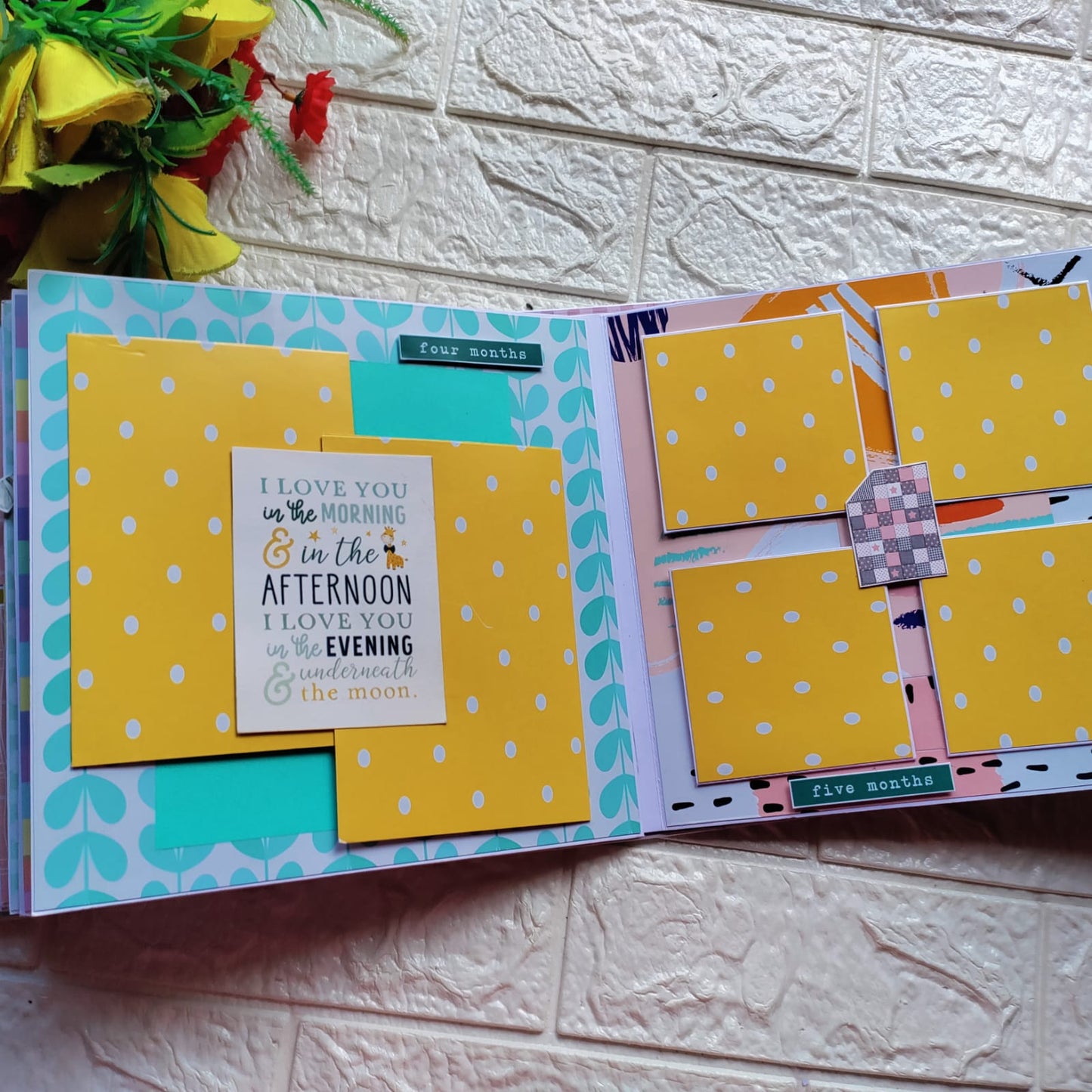 Customized Mom To Be Scrapbook