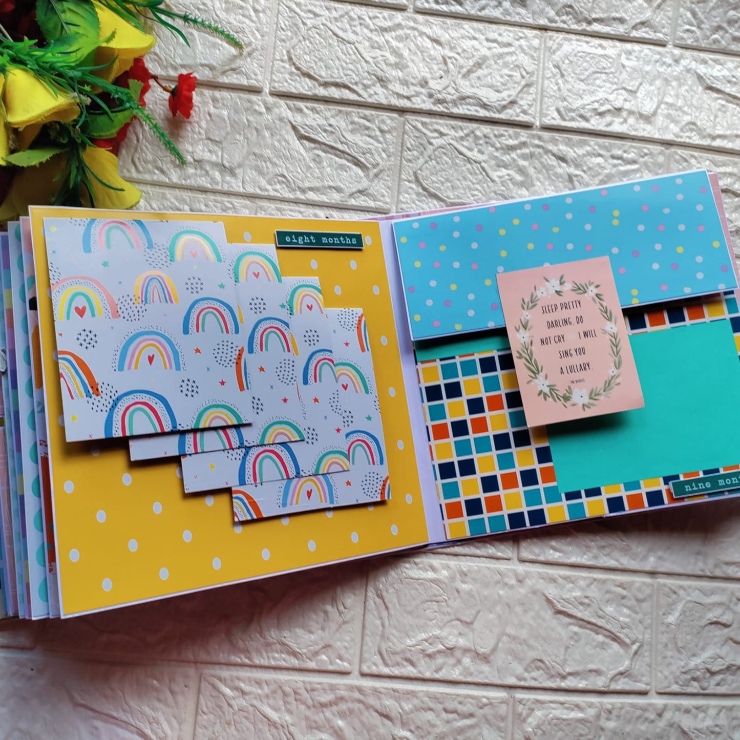 Customized Mom To Be Scrapbook