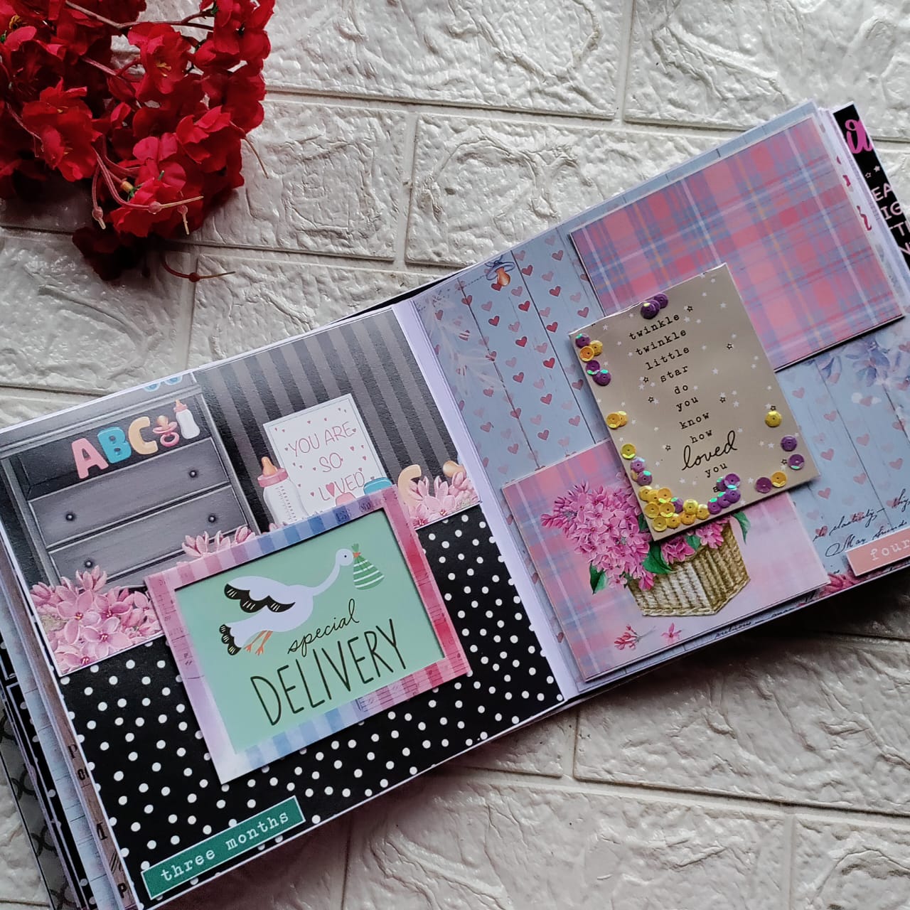 Customized Mom To Be Scrapbook