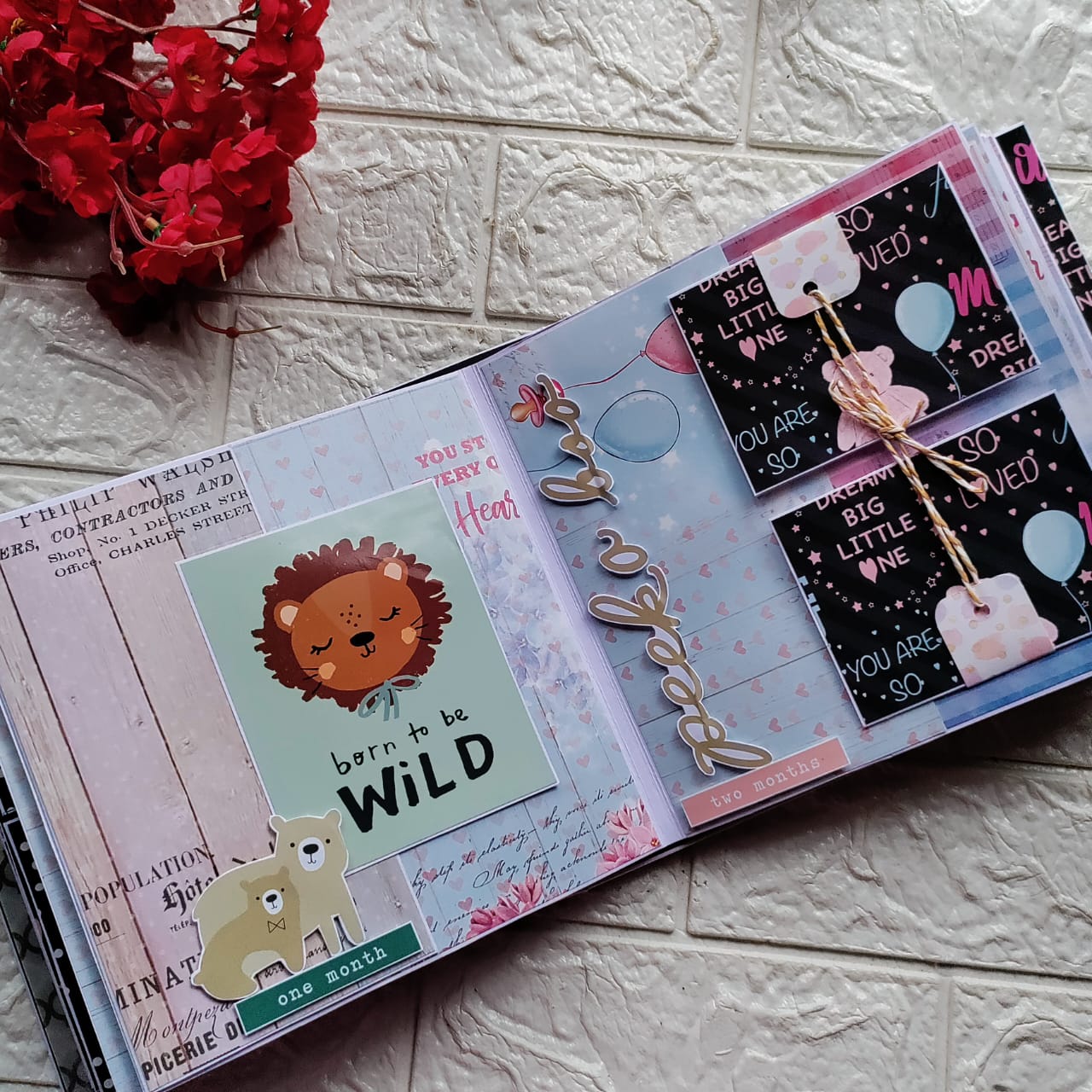 Customized Mom To Be Scrapbook