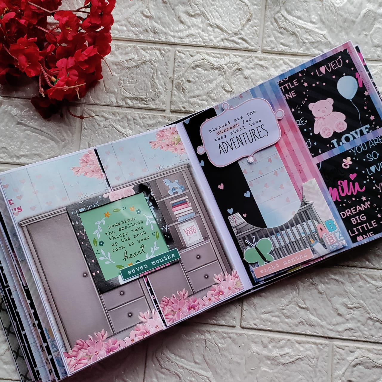 Customized Mom To Be Scrapbook