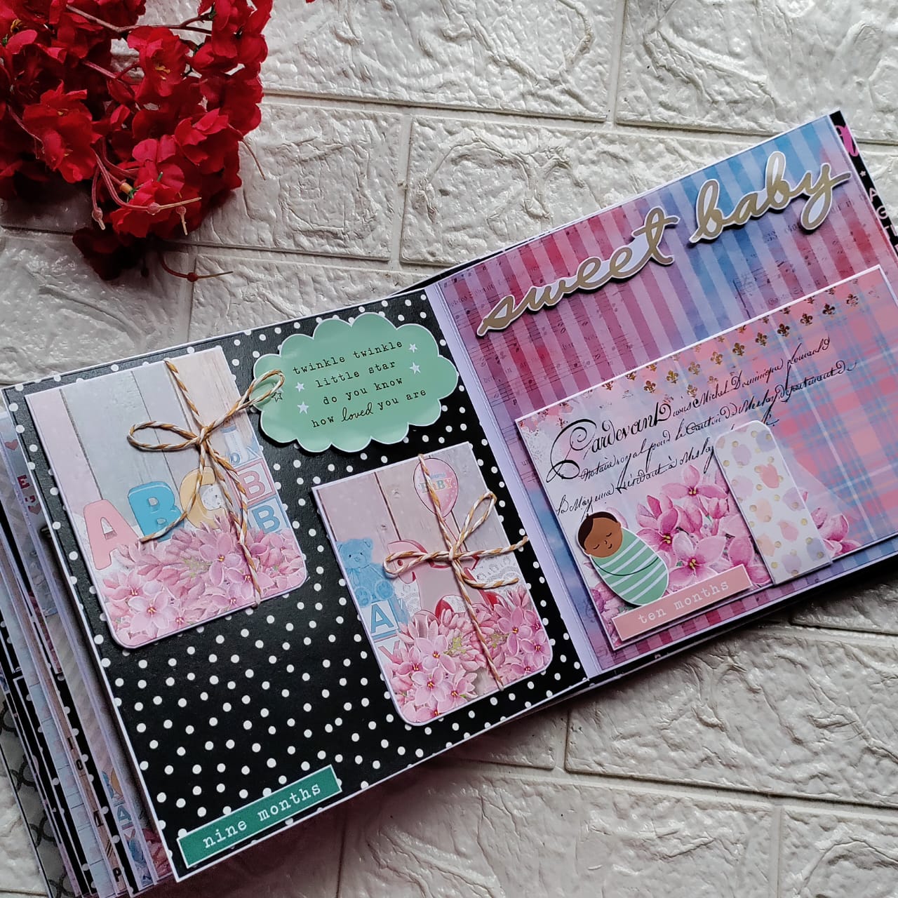 Customized Mom To Be Scrapbook