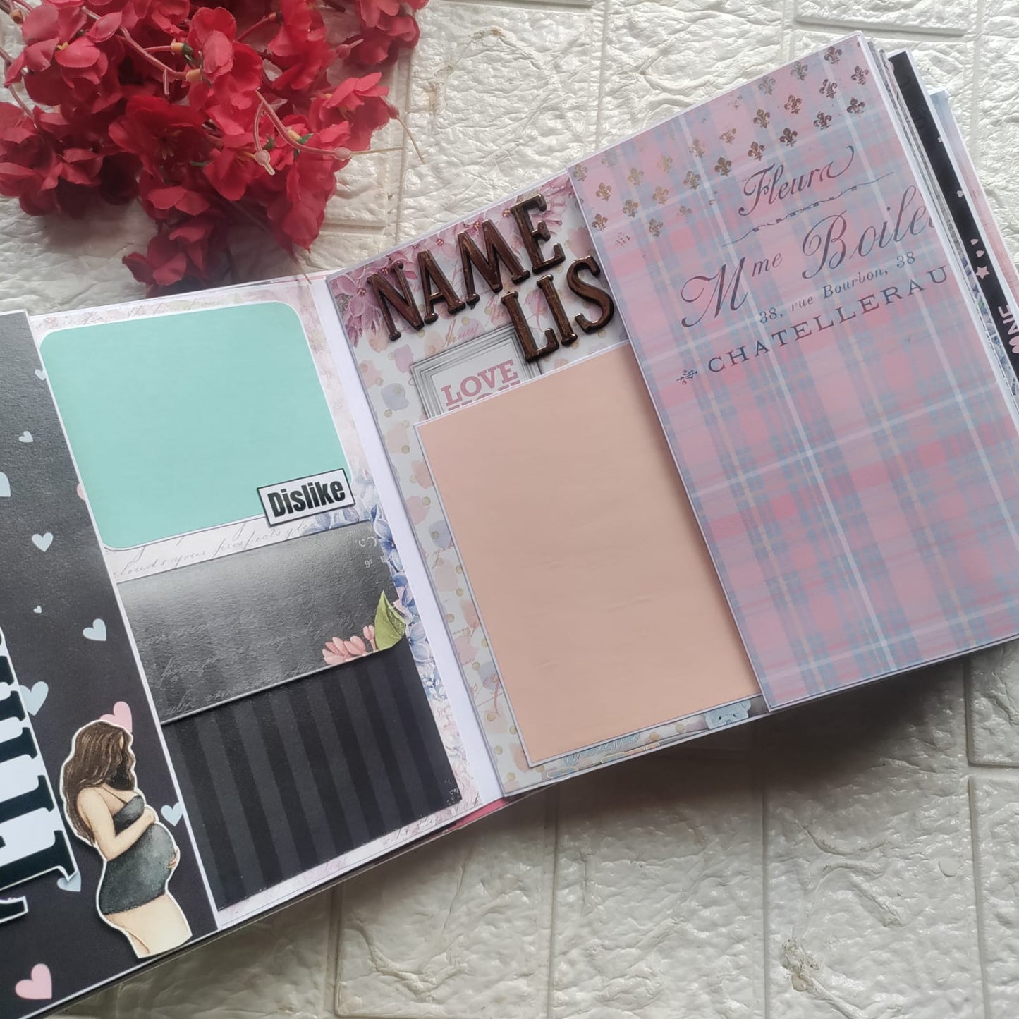 Customized Mom To Be Scrapbook