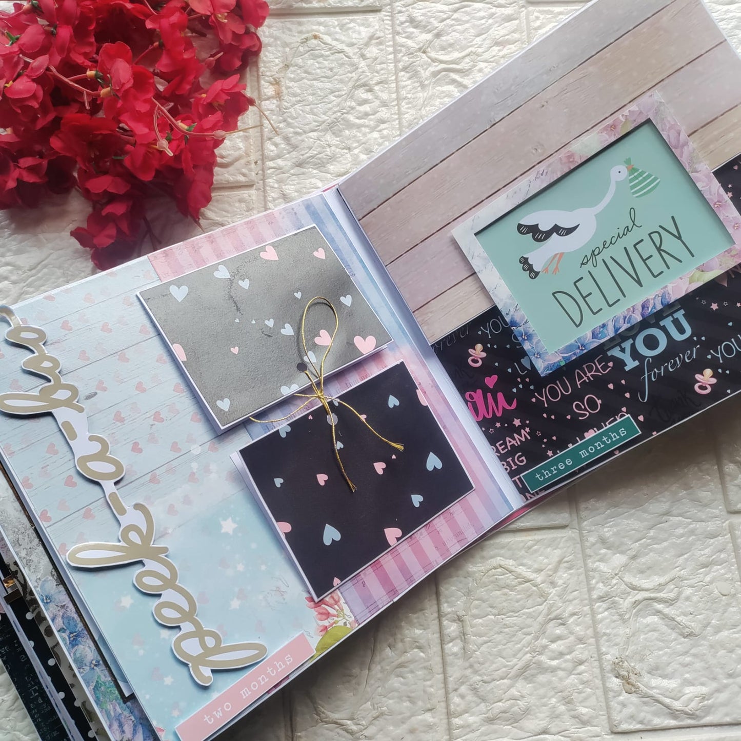 Customized Mom To Be Scrapbook