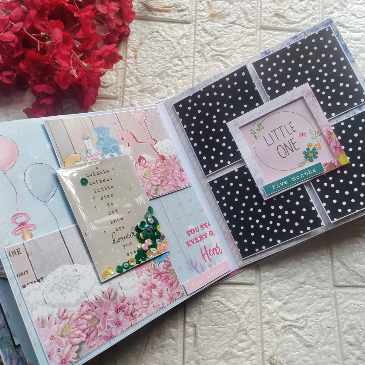 Customized Mom To Be Scrapbook