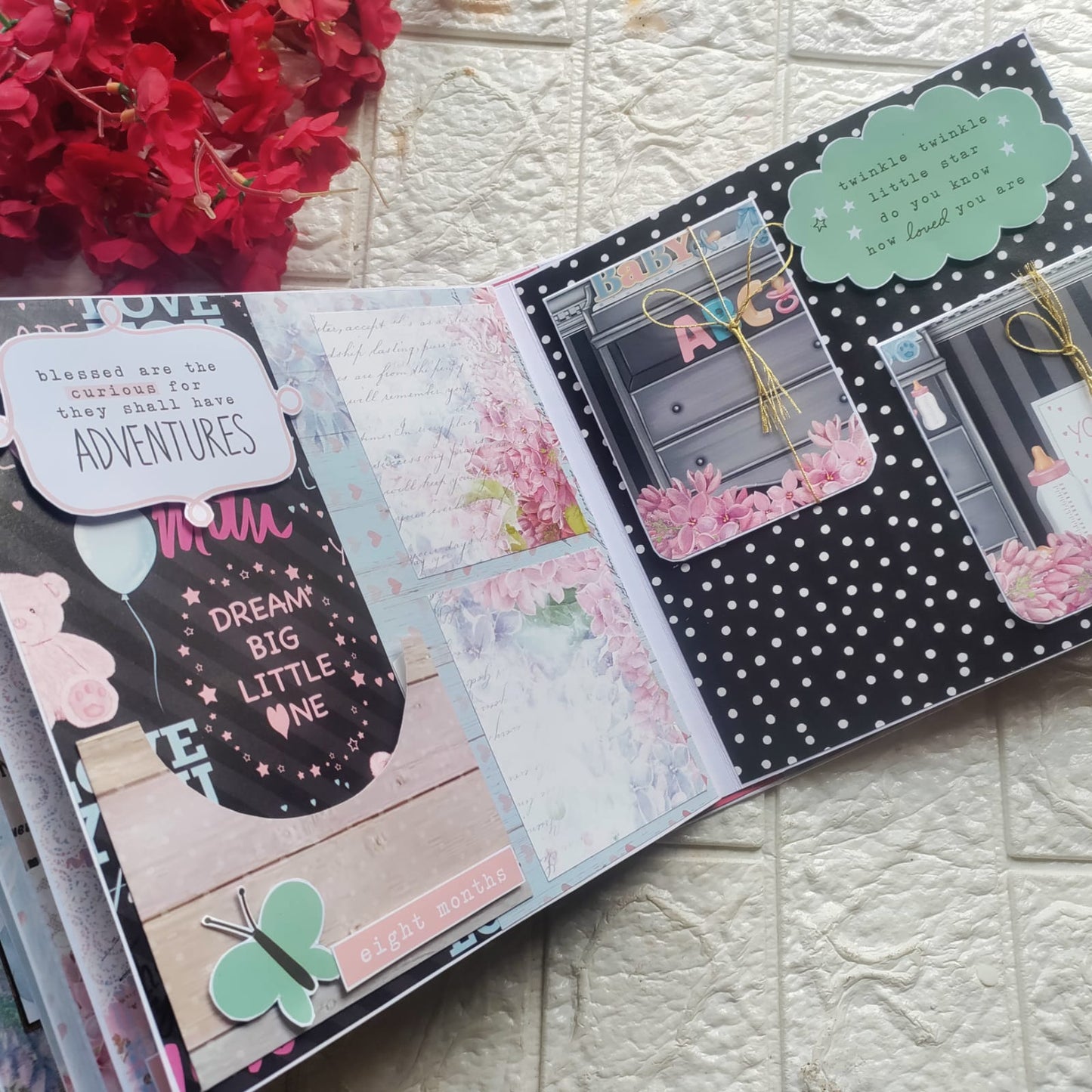 Customized Mom To Be Scrapbook