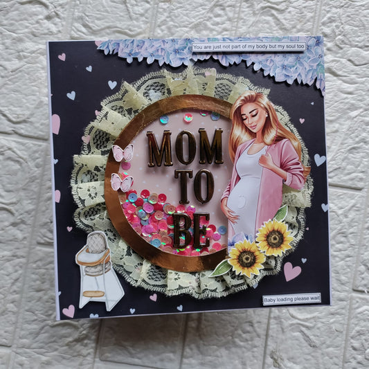 Customized Mom To Be Scrapbook