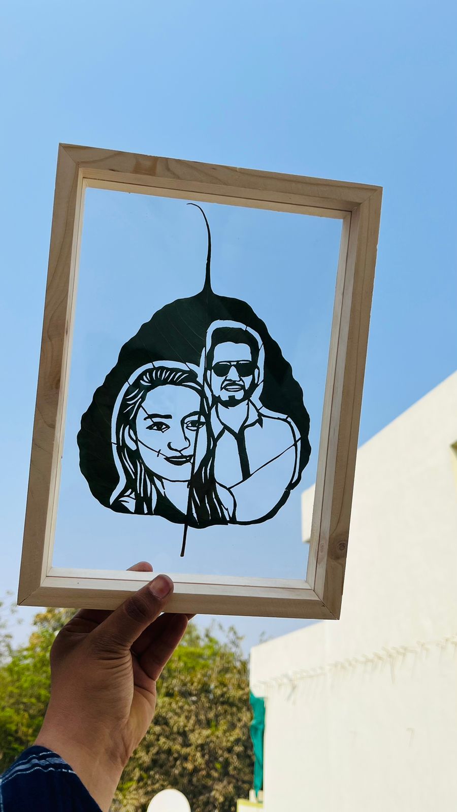 Customized Leaf Art Frame