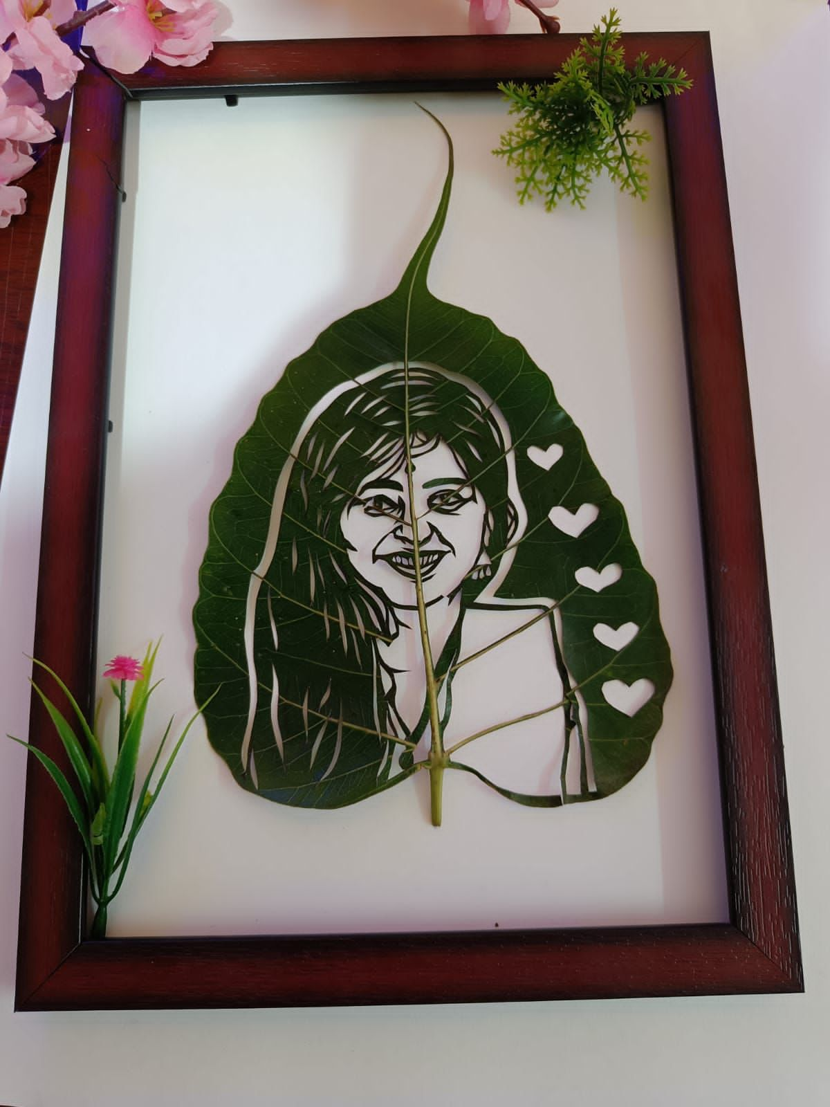 Customized Leaf Art Frame