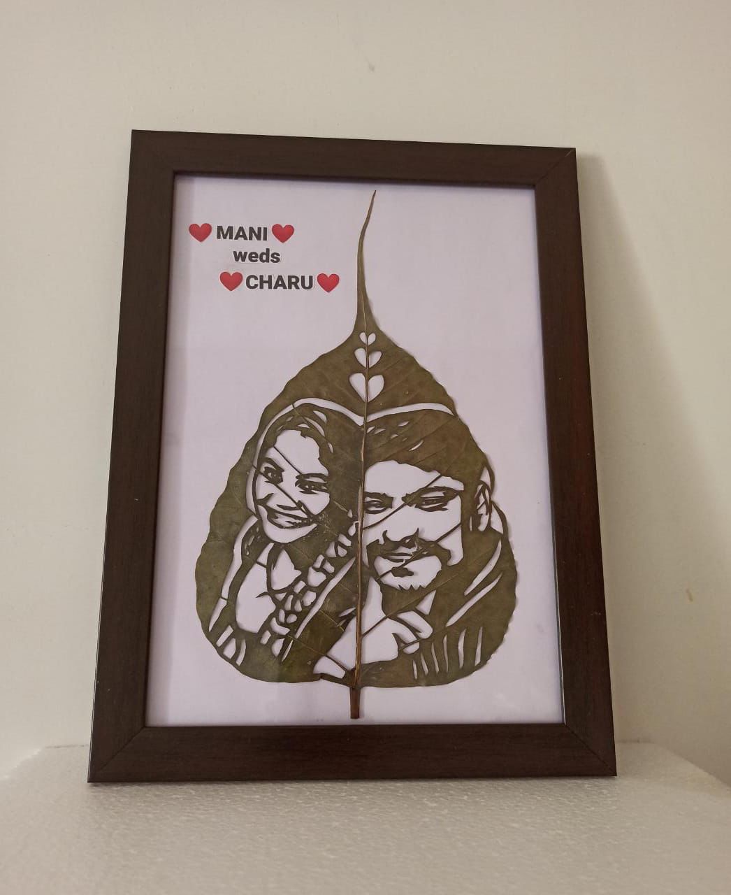 Customized Leaf Art Frame