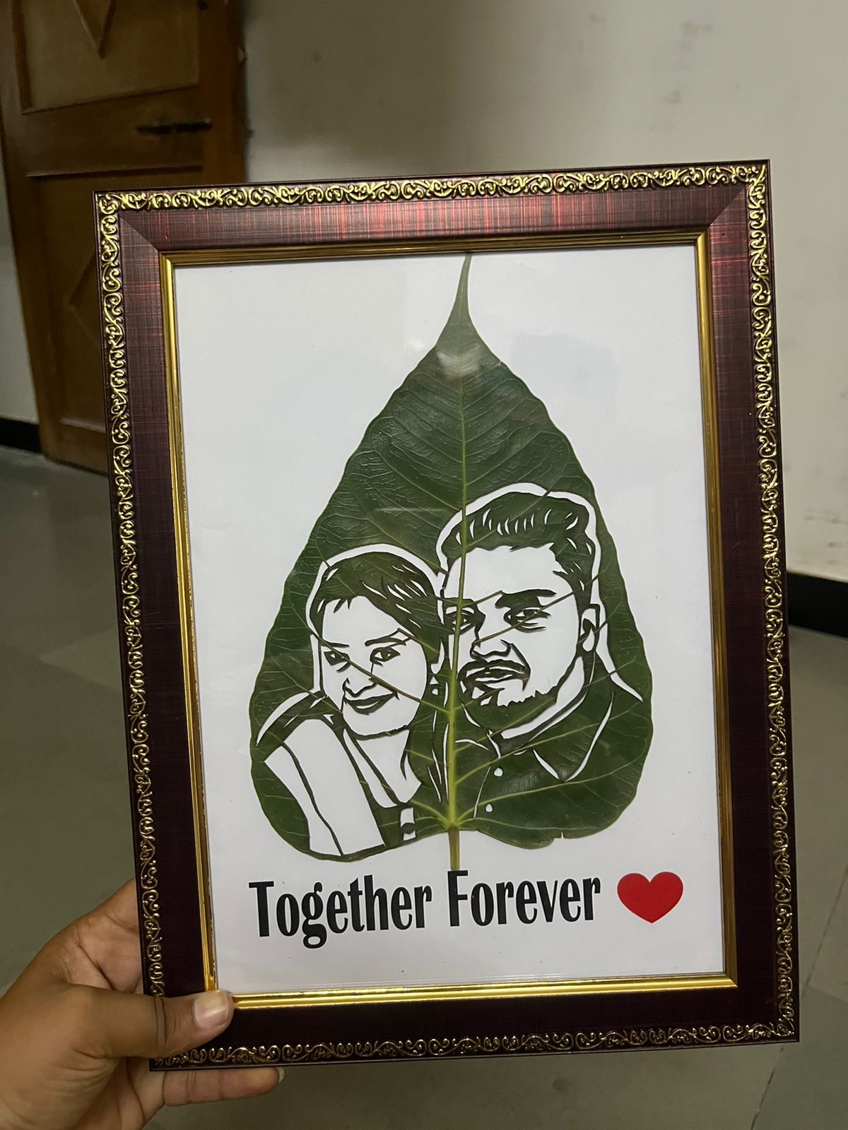 Customized Leaf Art Frame