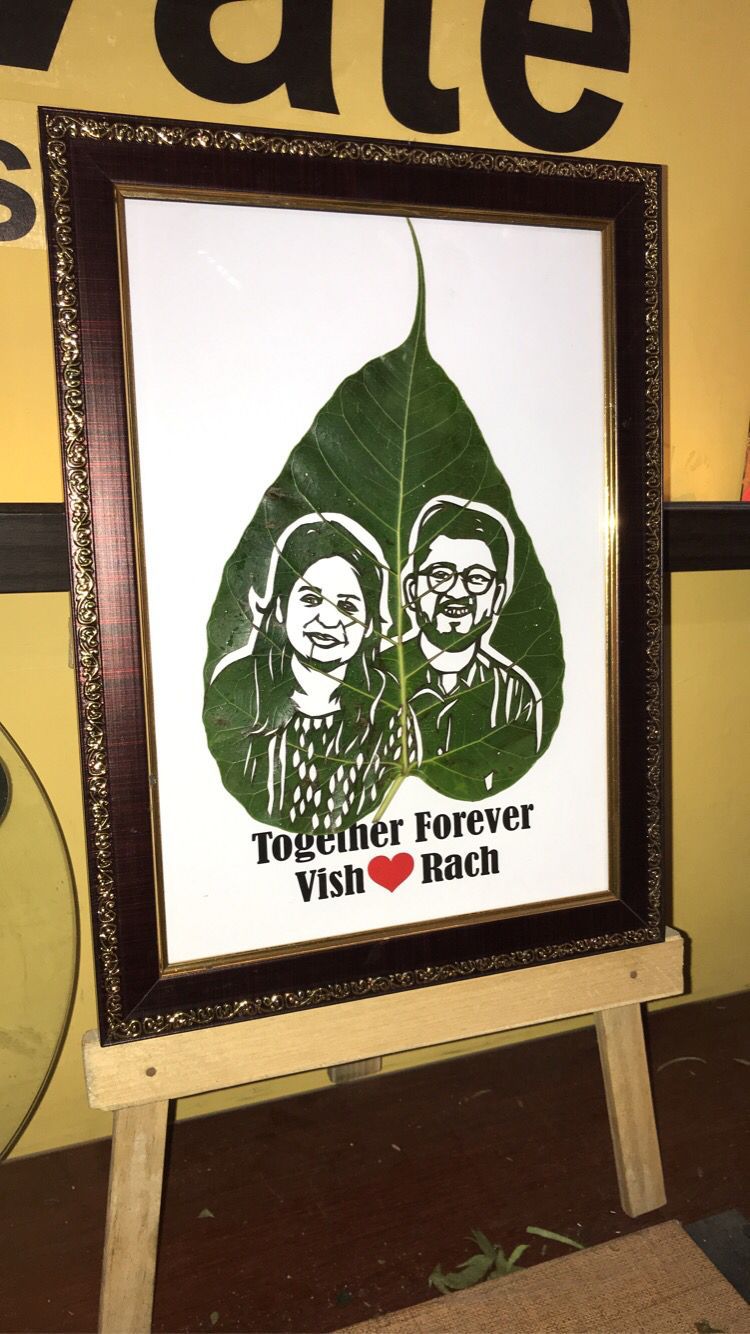 Customized Leaf Art Frame