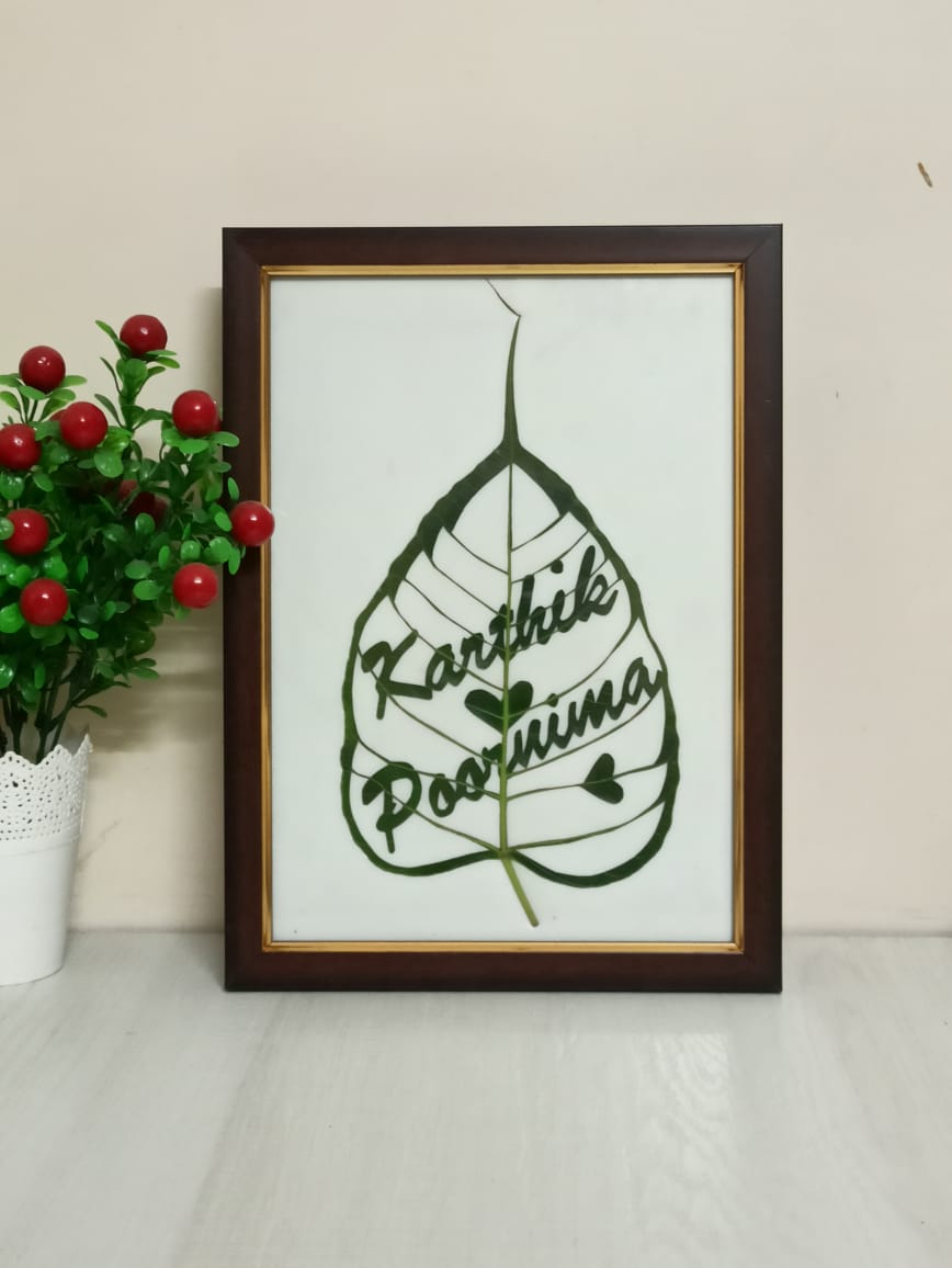 Customized Leaf Art Frame