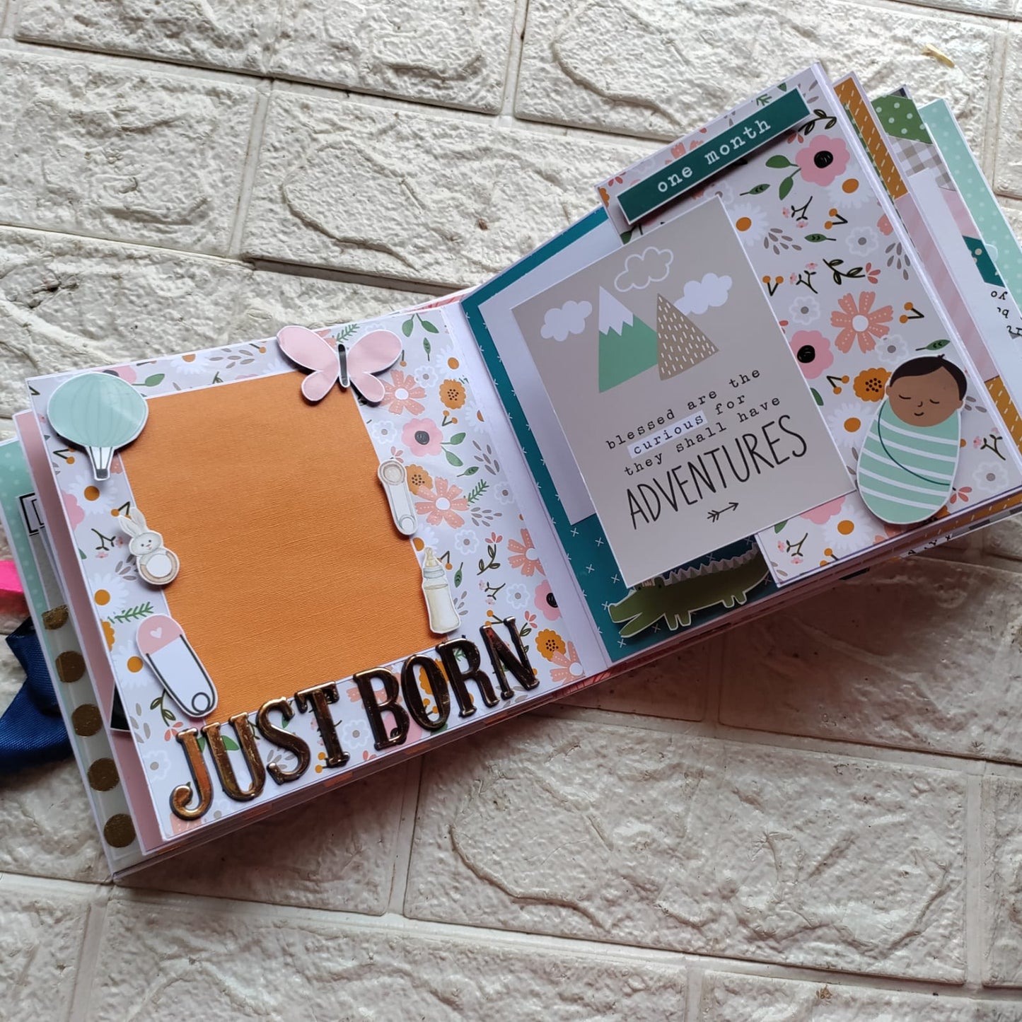 Customized Small Size Mom to Be Scrapbook