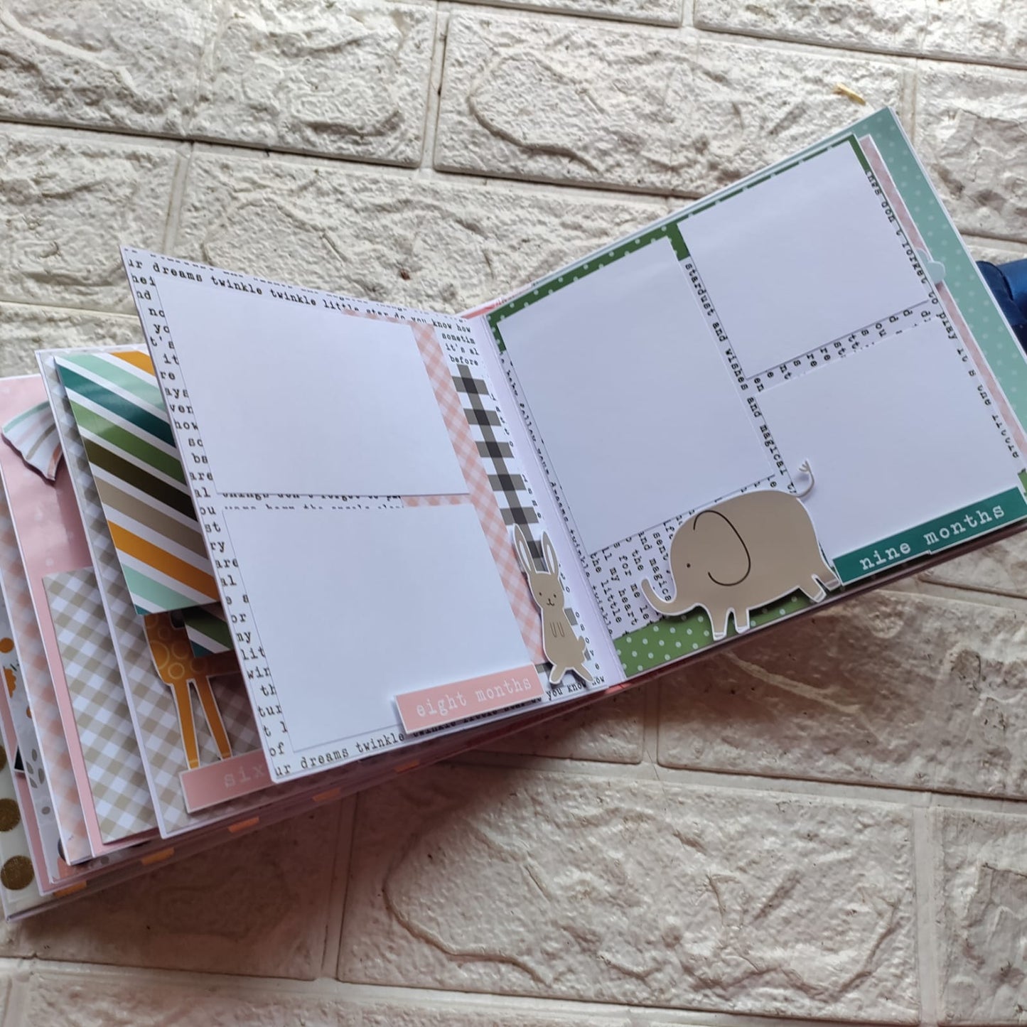 Customized Small Size Mom to Be Scrapbook