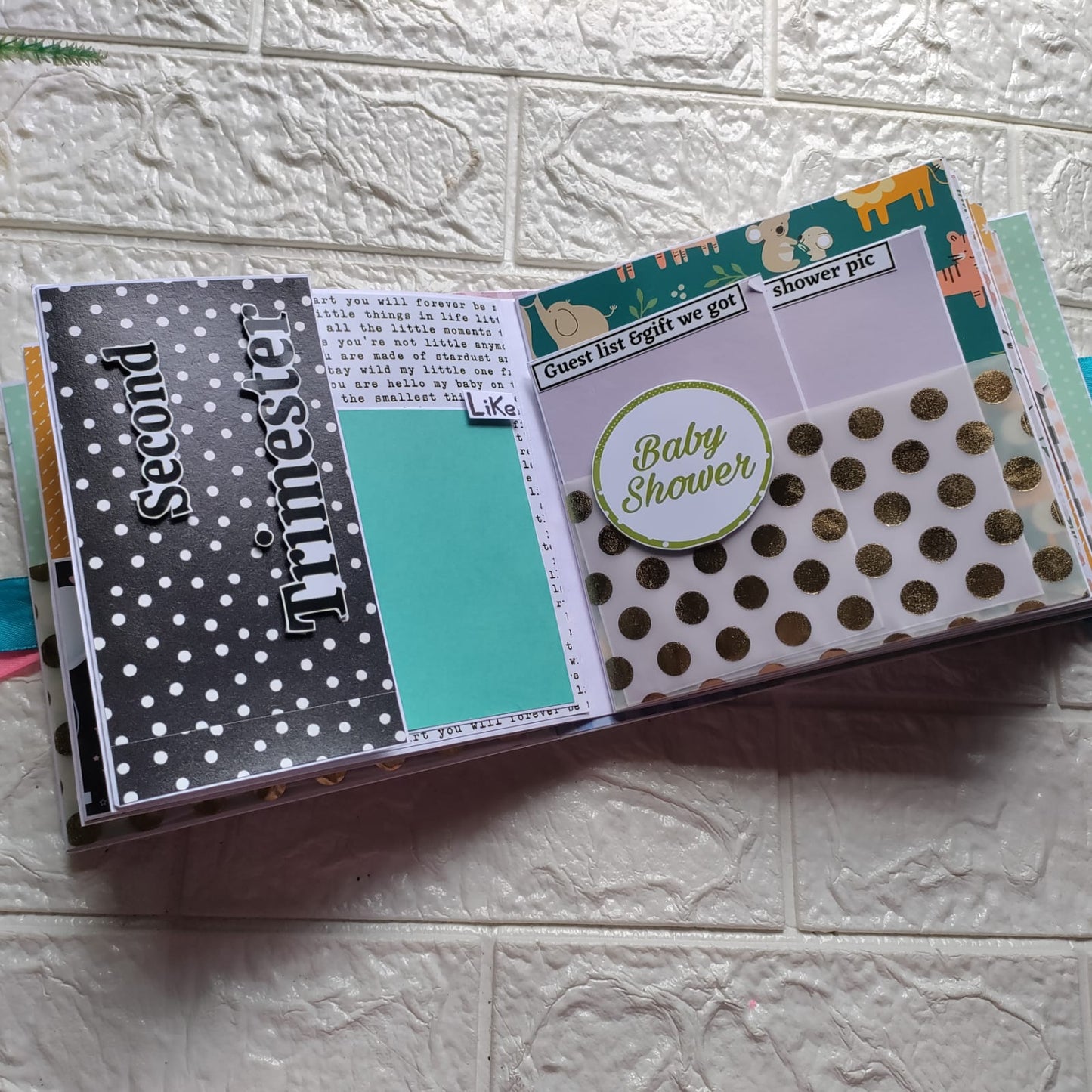 Customized Small Size Mom to Be Scrapbook