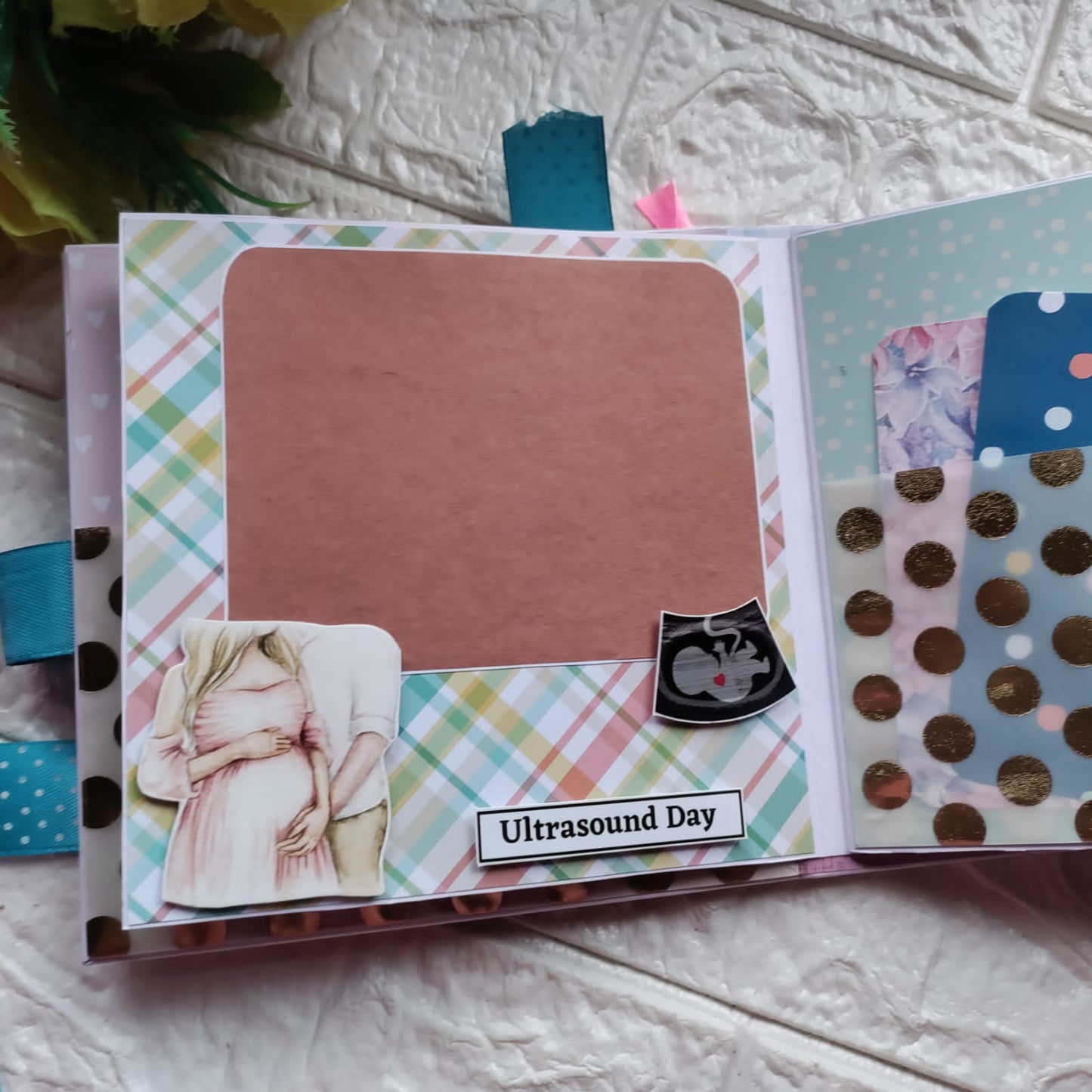 Customized Small Size Mom to Be Scrapbook