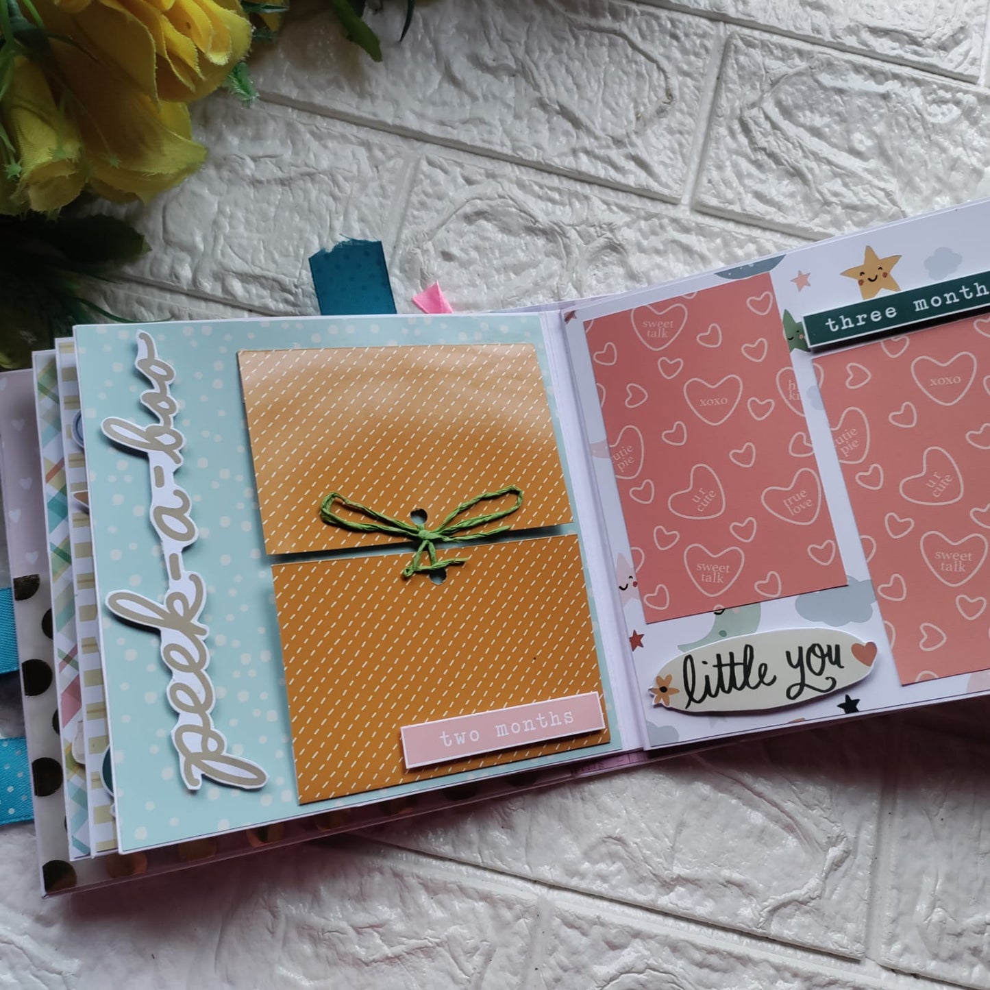 Customized Small Size Mom to Be Scrapbook