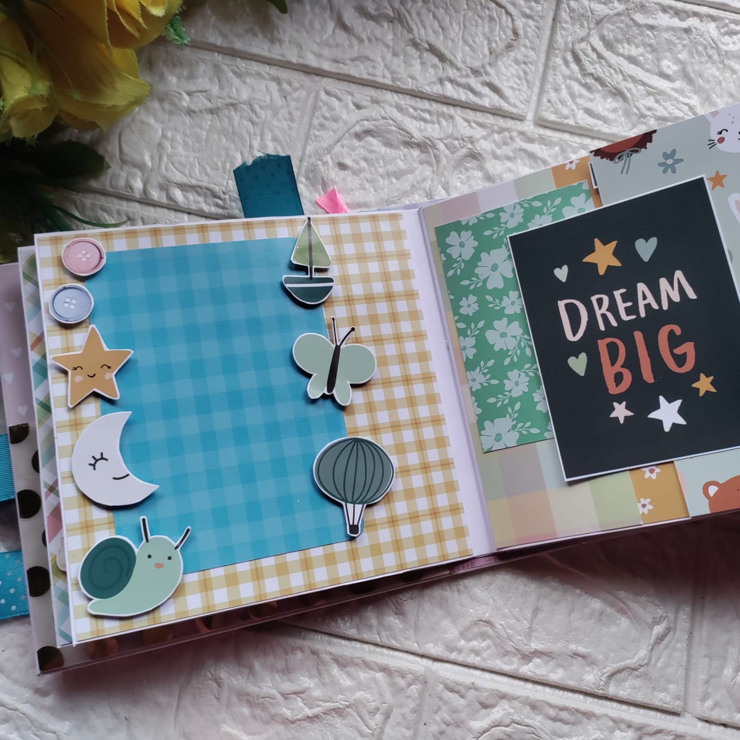 Customized Small Size Mom to Be Scrapbook