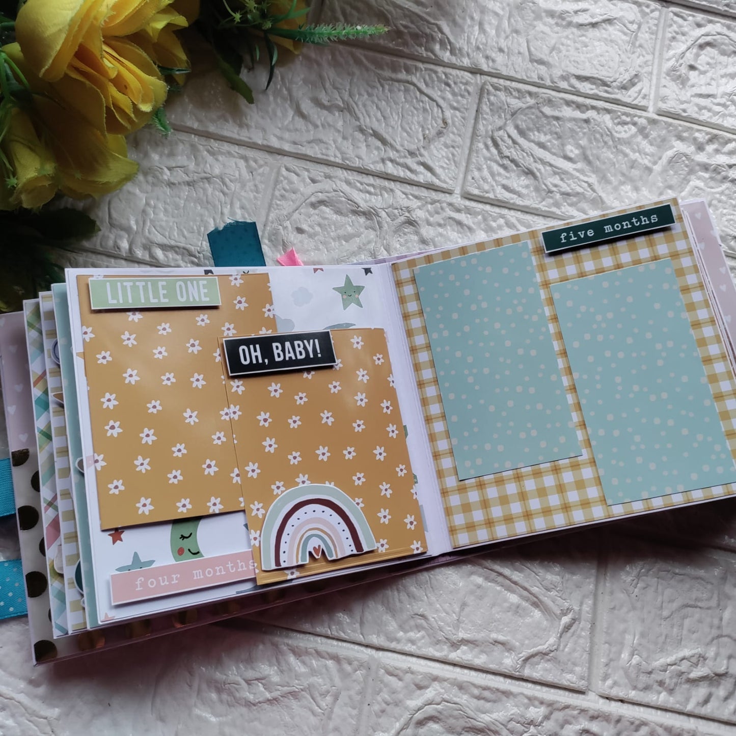 Customized Small Size Mom to Be Scrapbook