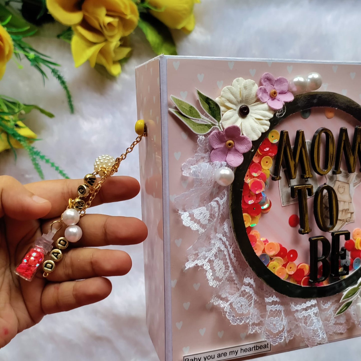 Customized Small Size Mom to Be Scrapbook