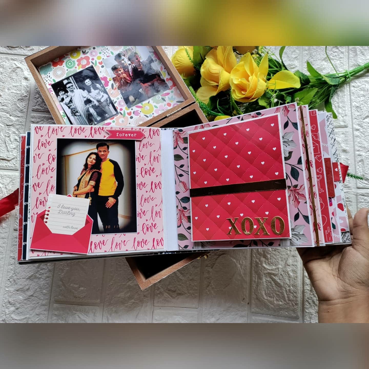 Customized Love you to the Moon and Back Scrapbook