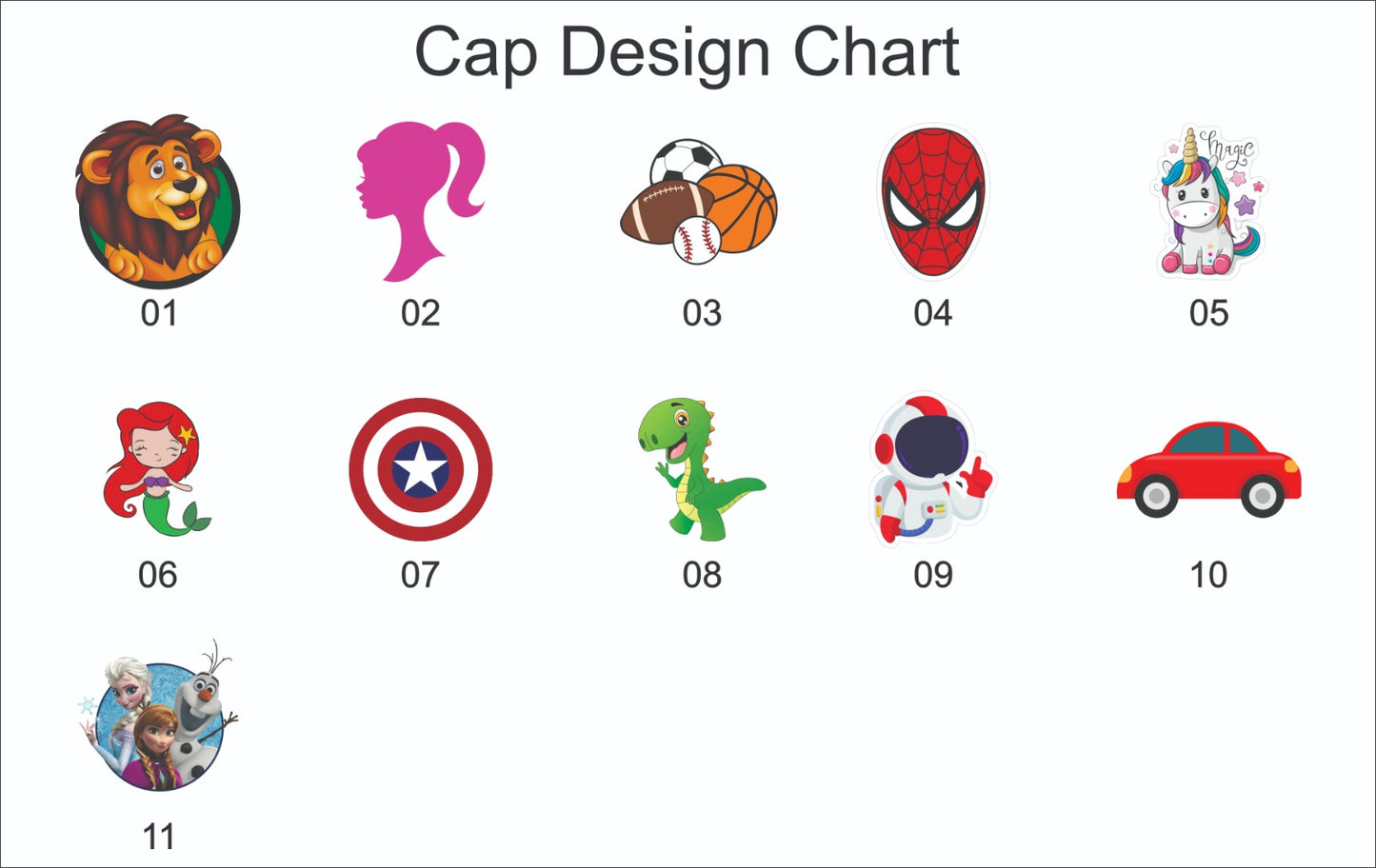 Customized Kids Caps