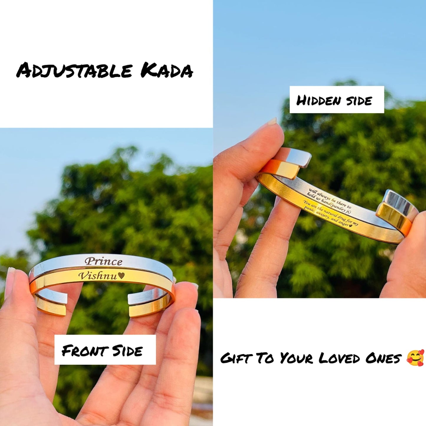 Customised Name Kada