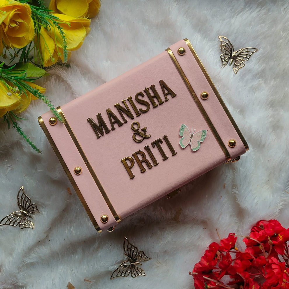 Customized Mini Trunk with Scrapbook – Gift Sugar