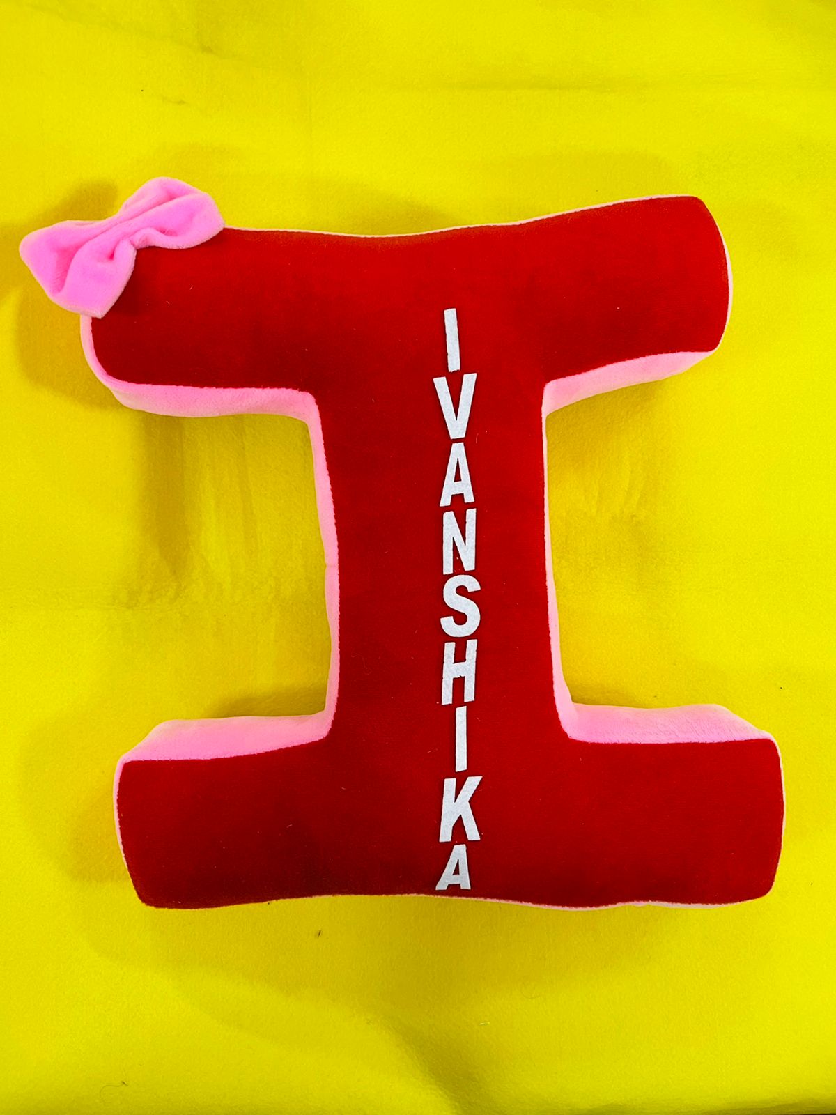 Customized Initial Cushion / Letter Cushion