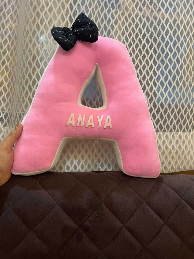 Customized Initial Cushion / Letter Cushion