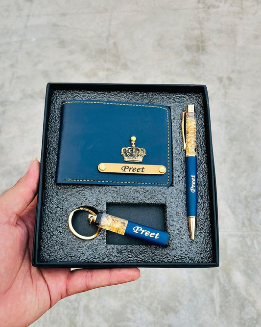 Customized Wallet Pen Keychain Combo