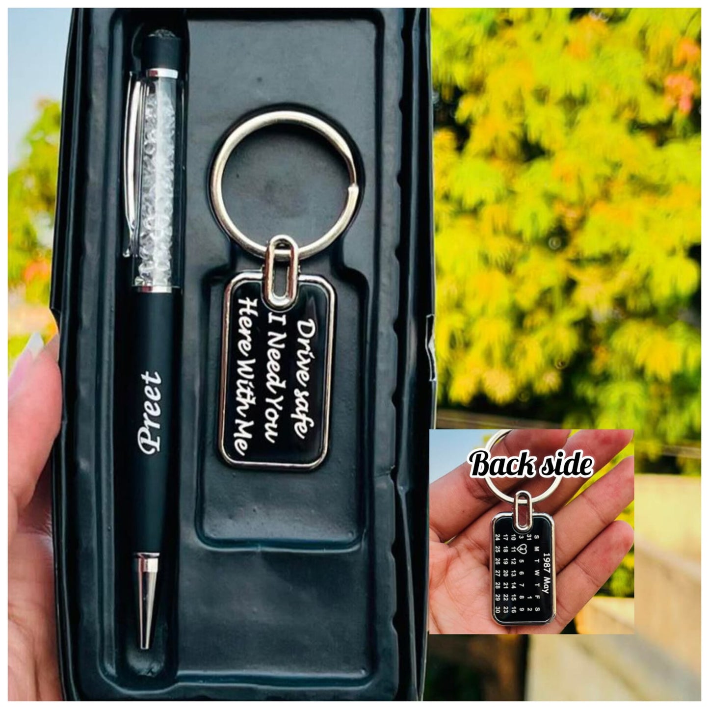 Customised Pen Keychain Combo